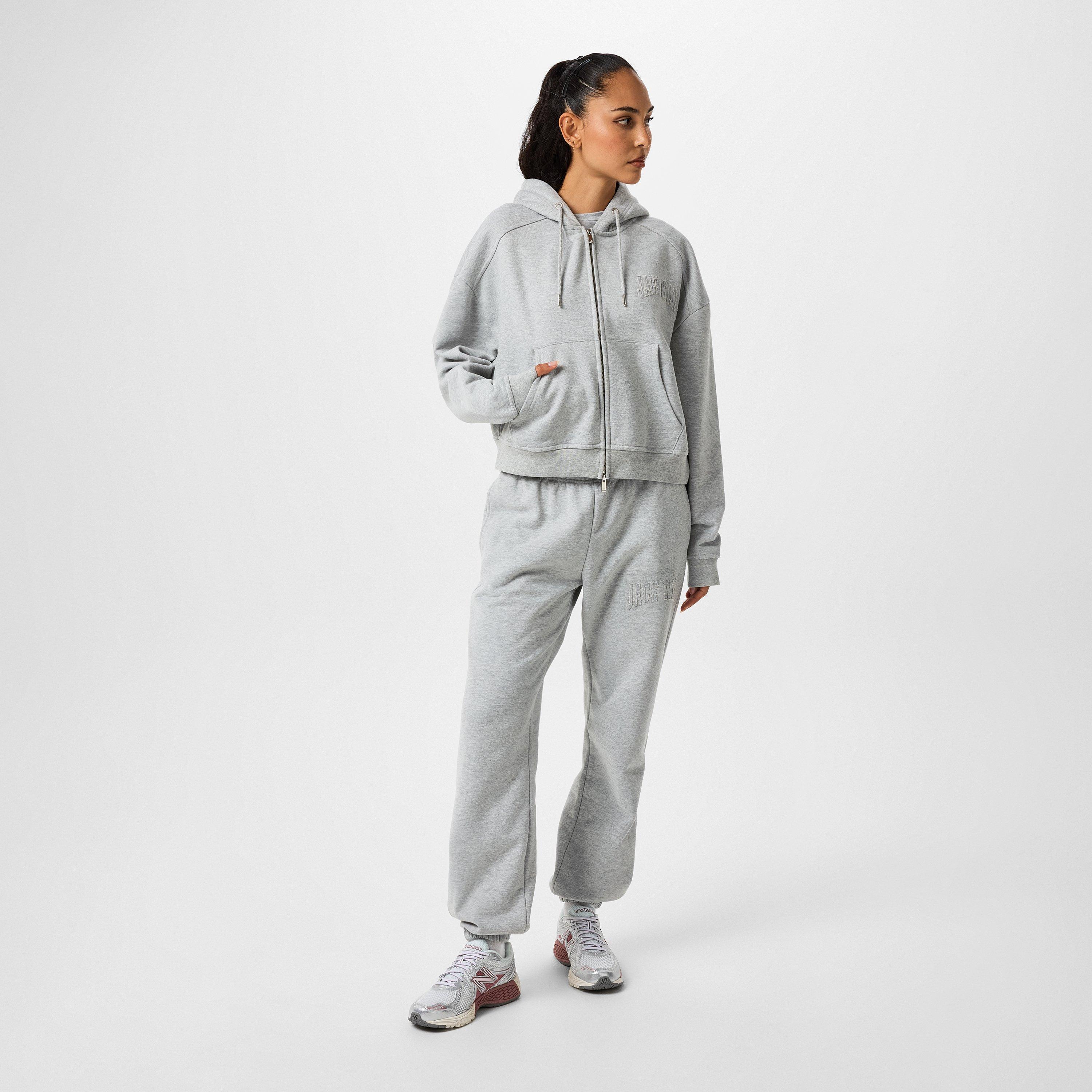 Grey Marl - Jack Wills - Two-Way Zip Hoodie - 4