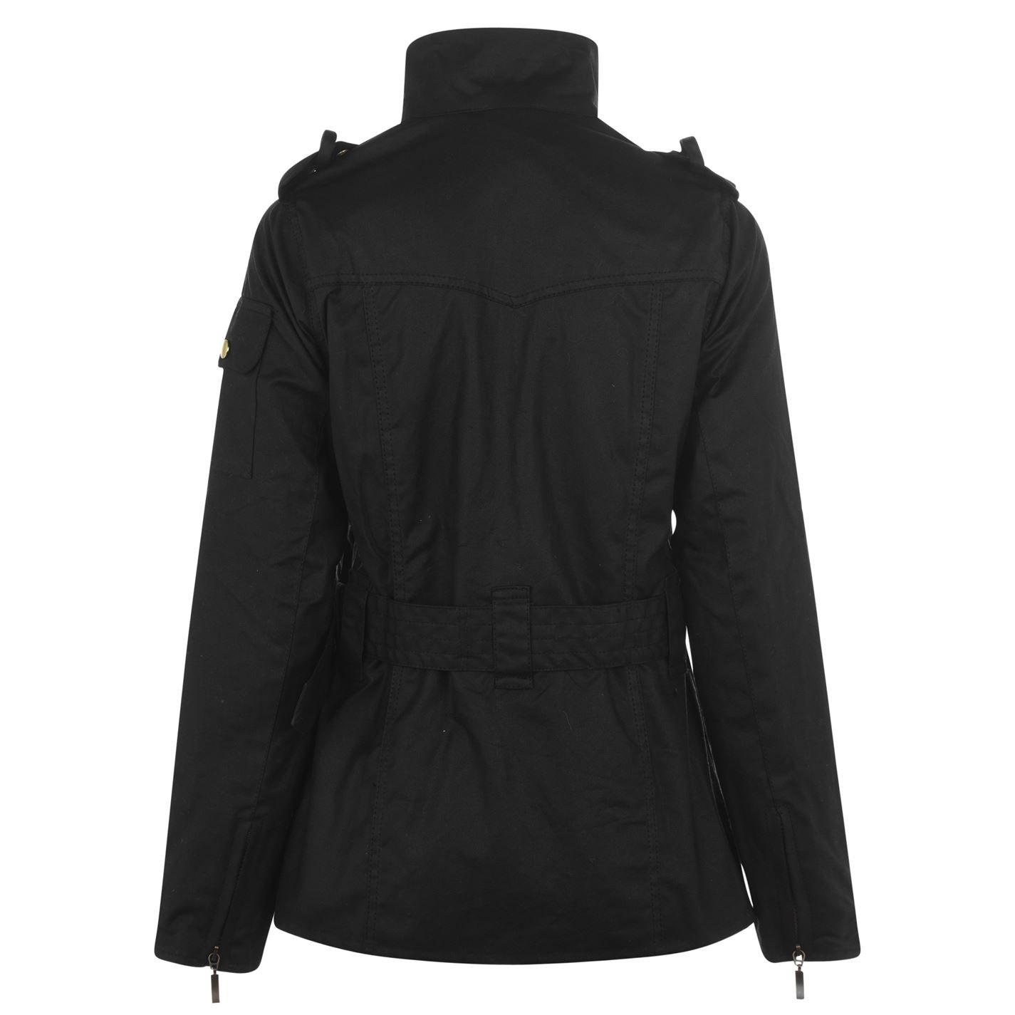 Black - Barbour International - Womens International Wax Jacket - 2