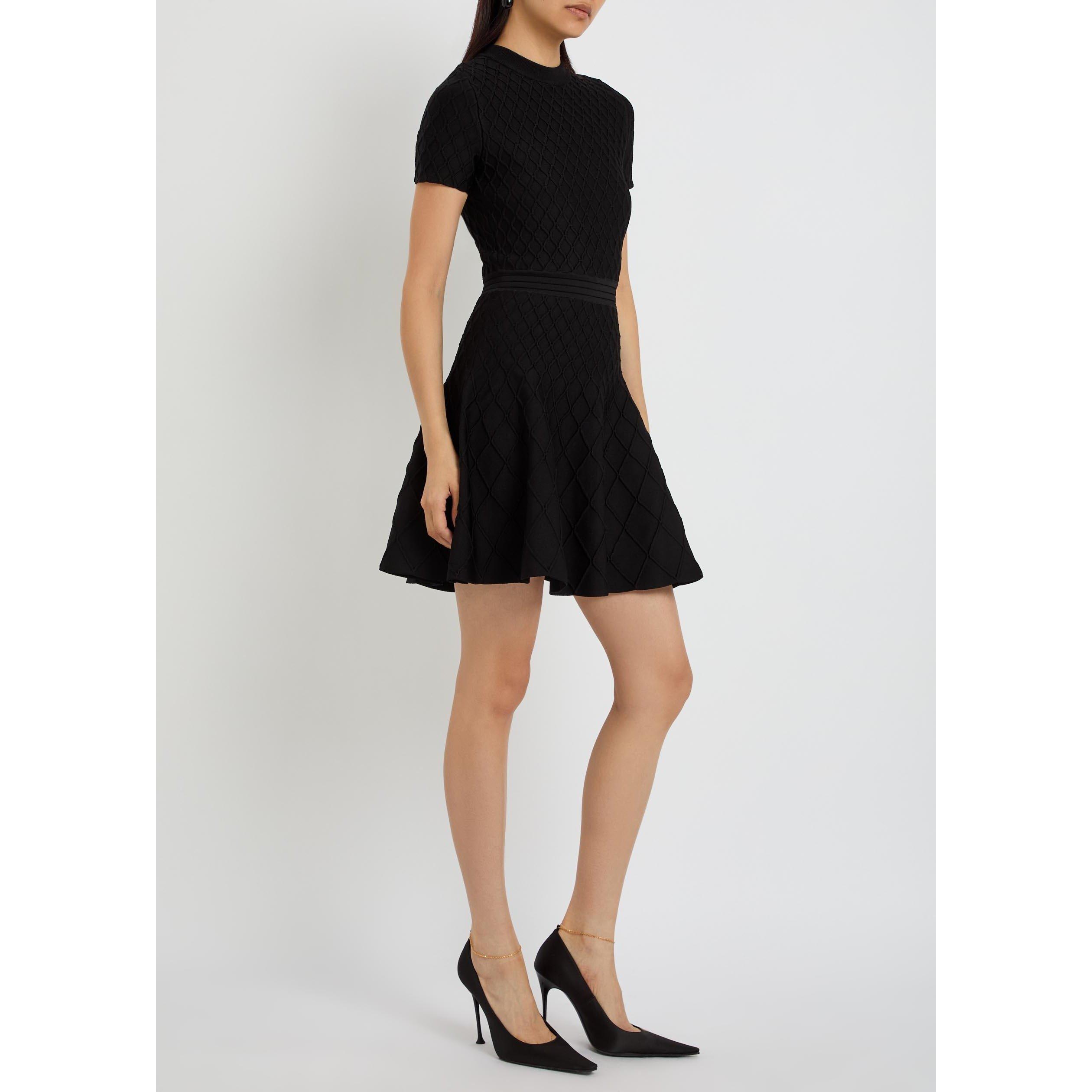 BLACK - Balmain - SS COMPACT VISCOSE KNIT FLARE - 5