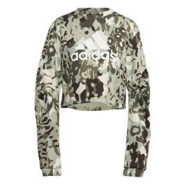 adidas All Over Print Sweatshirt Womens