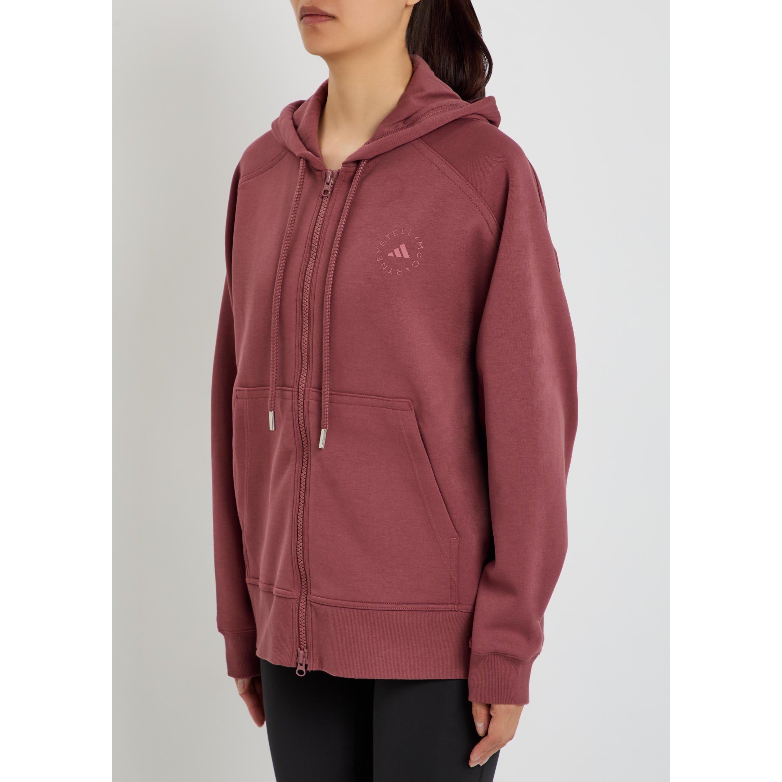 PLUM - adidas by Stella McCartney - Women's H Cotton Zip Hoodie - 2