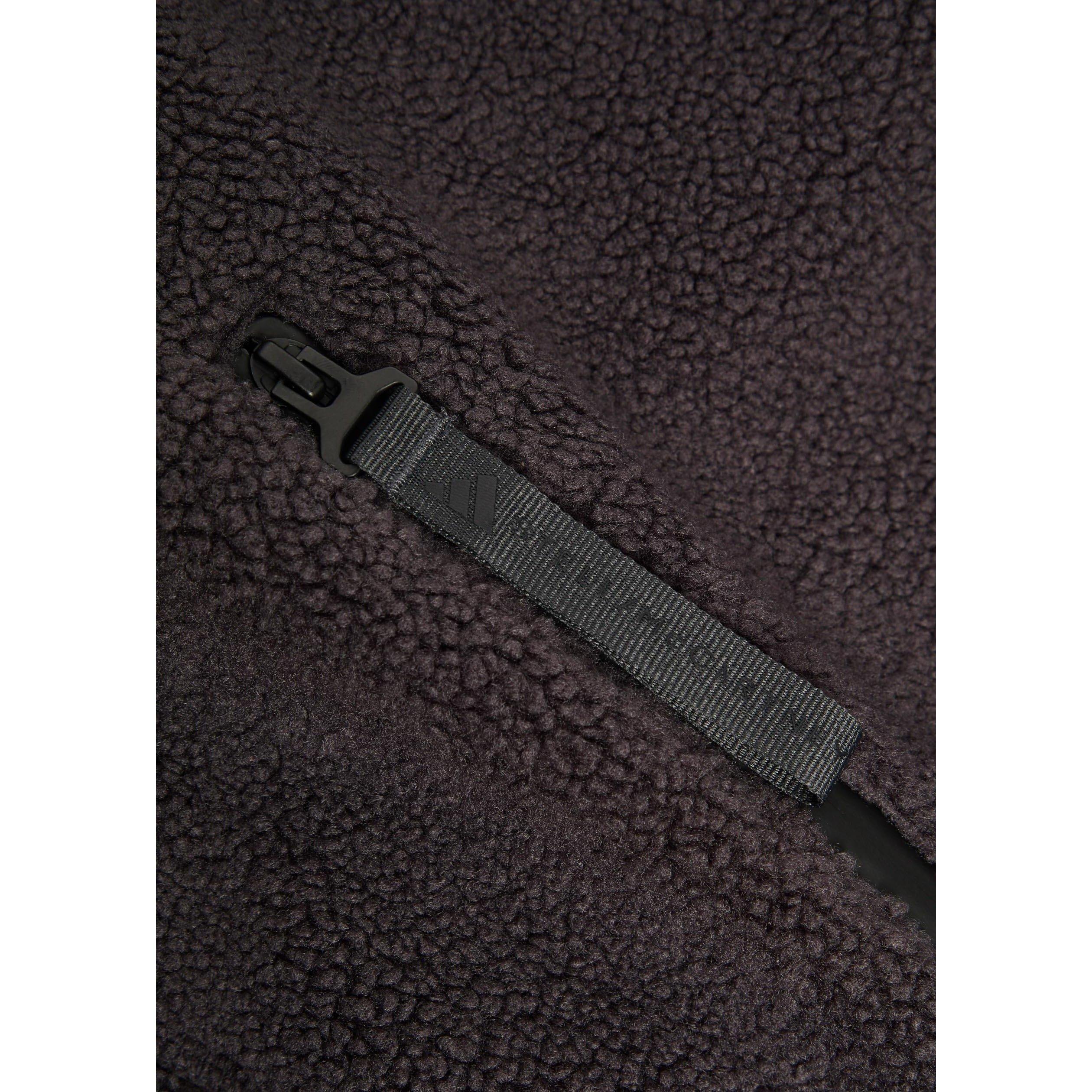 BLACK - adidas by Stella McCartney - S FULL ZIP WINTER FLEECE - 4
