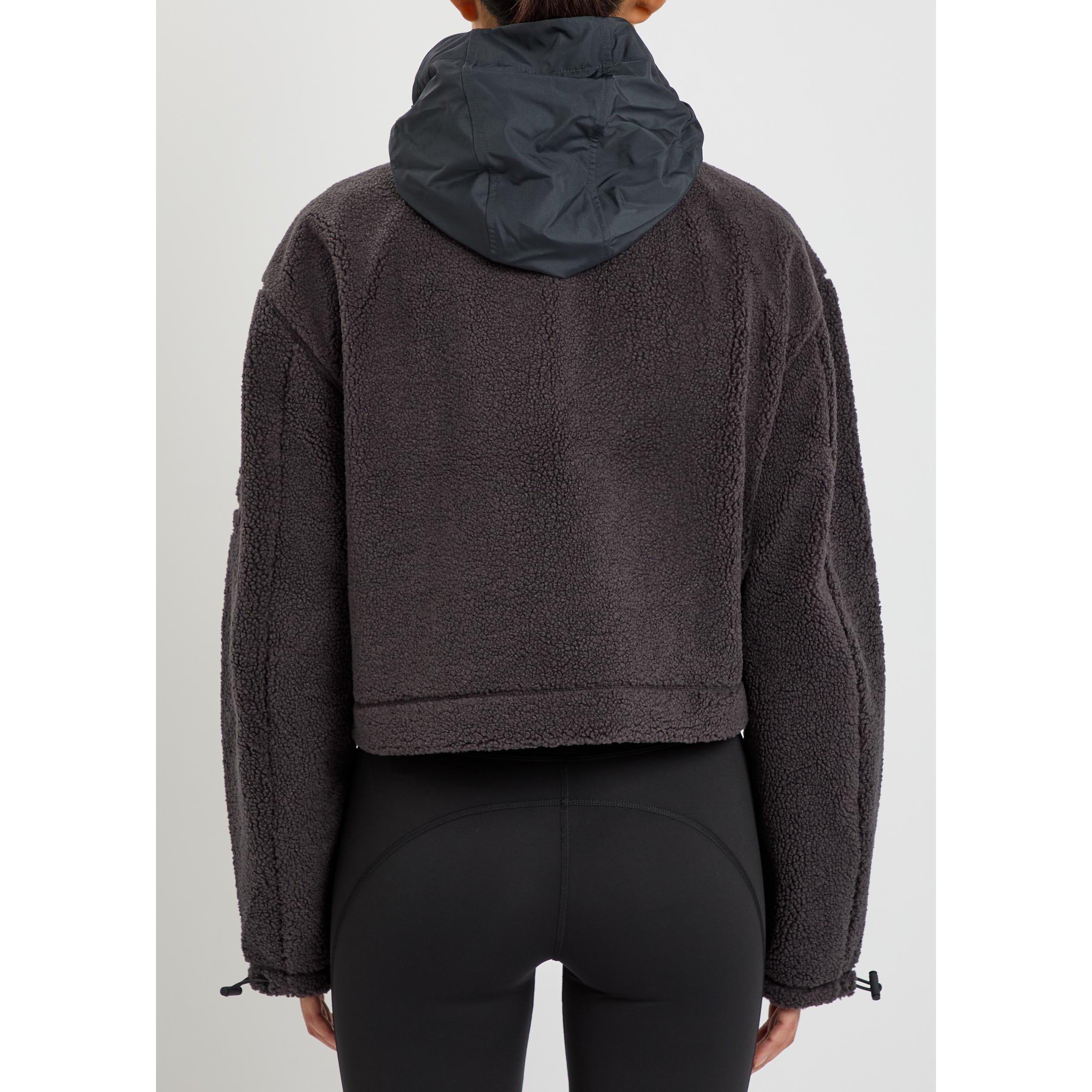 BLACK - adidas by Stella McCartney - S FULL ZIP WINTER FLEECE - 5