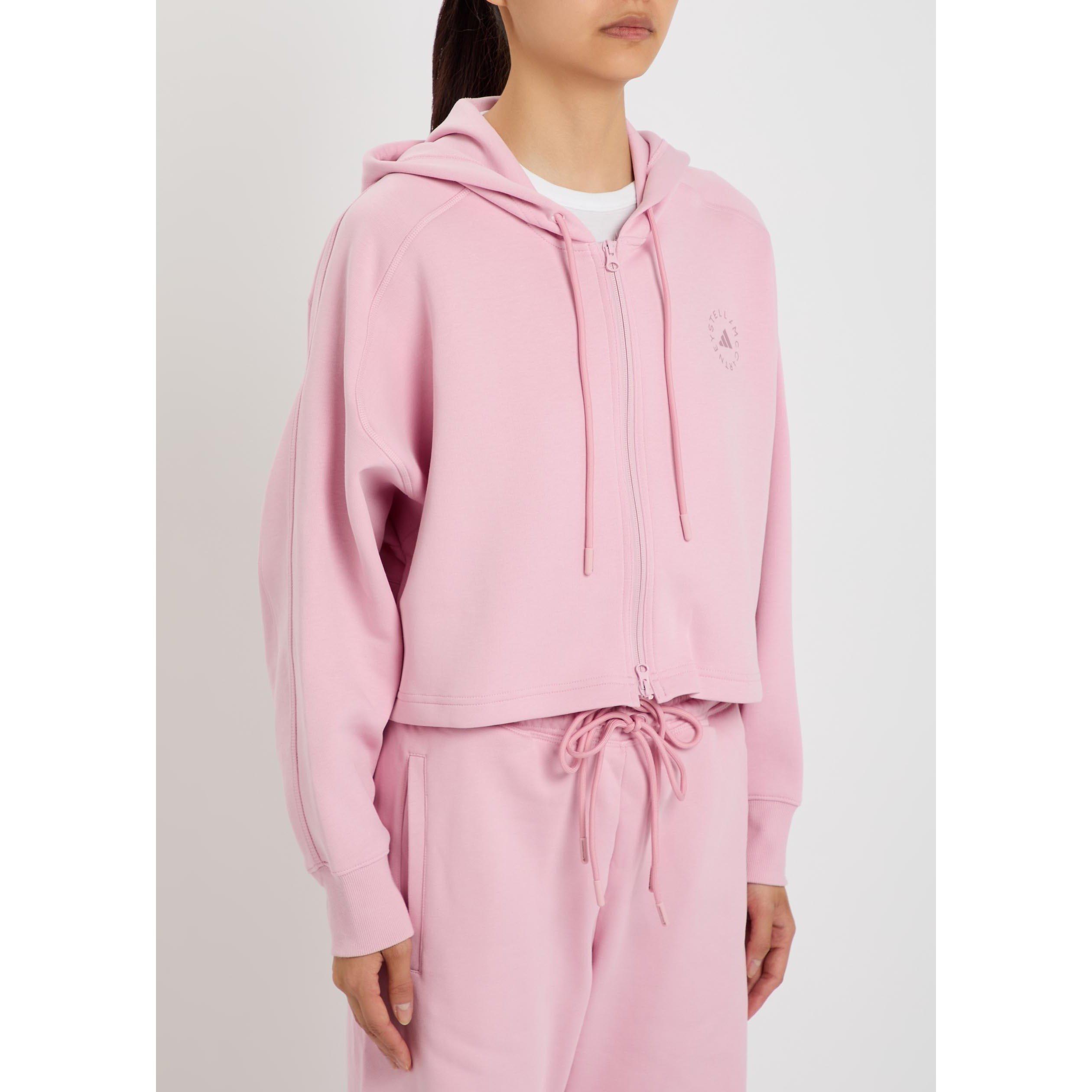 PINK - adidas by Stella McCartney - H SPORTSWEAR CROPPED HOODIE - 2