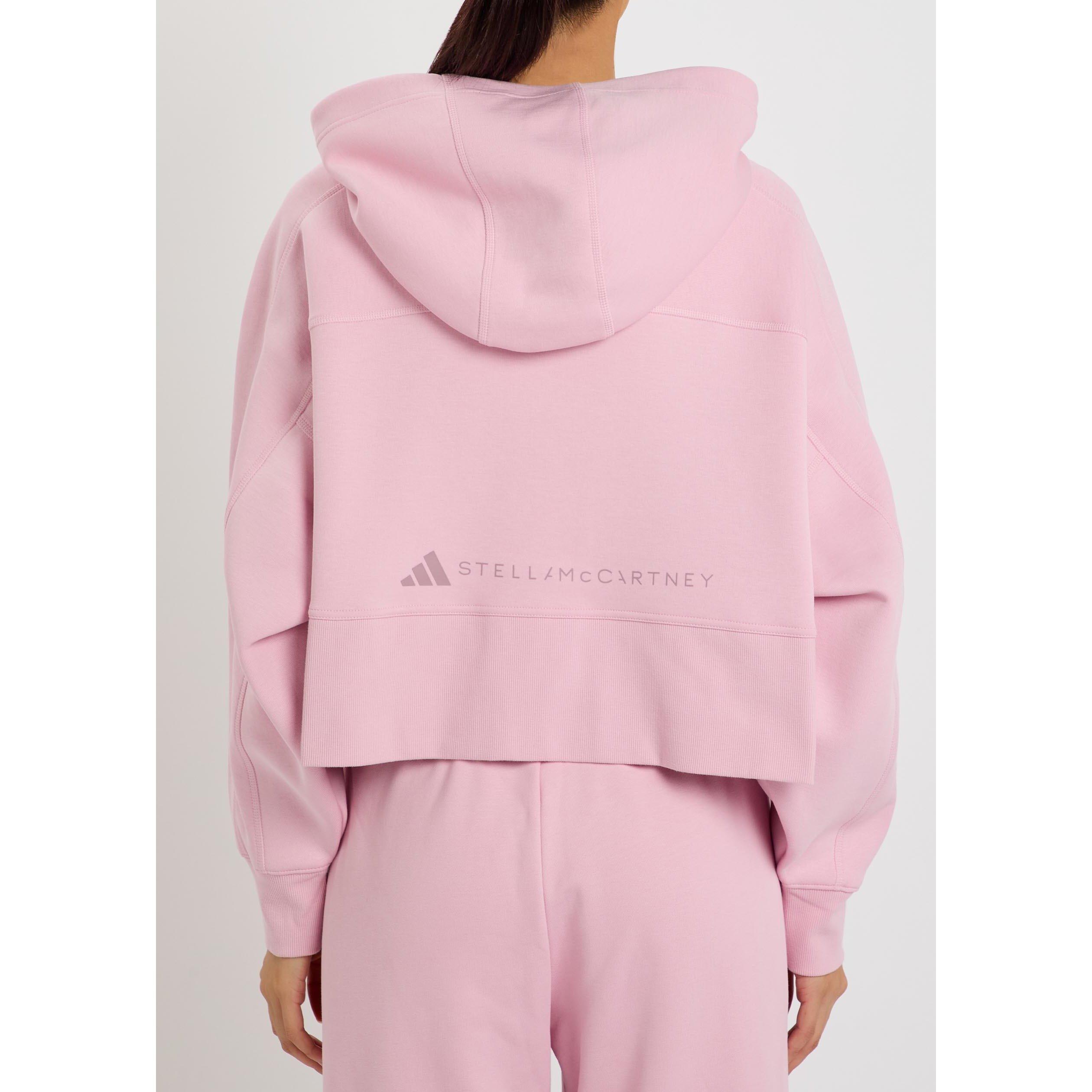 PINK - adidas by Stella McCartney - H SPORTSWEAR CROPPED HOODIE - 3