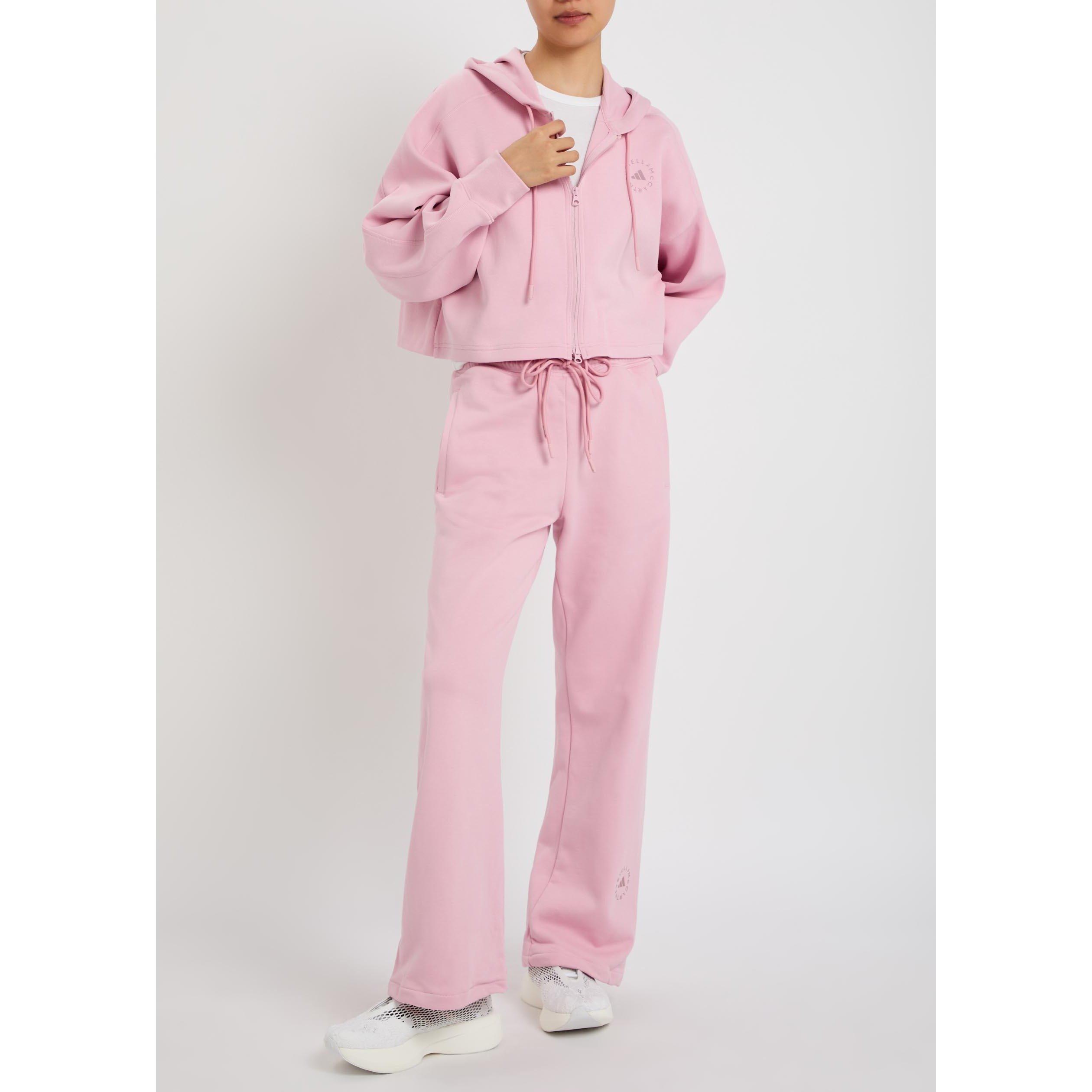 PINK - adidas by Stella McCartney - H SPORTSWEAR CROPPED HOODIE - 5