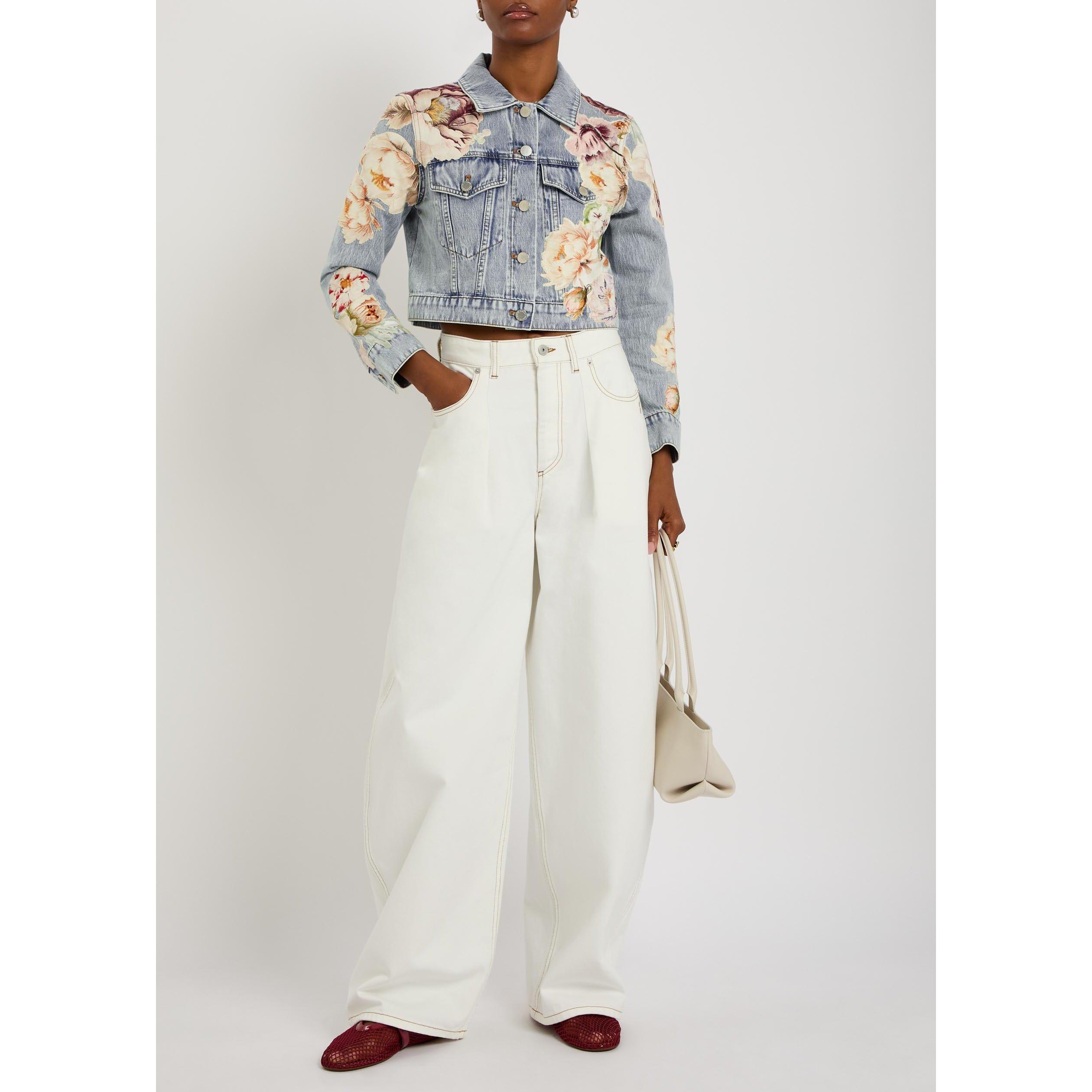DENIM - Alice And Olivia - JKT CHLOE CROPPED JKT W EMBR - 5