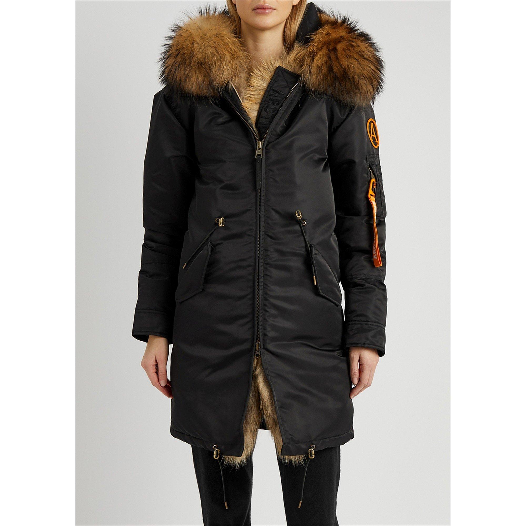 BLACK - Arctic Army - JKT LUXE LONG FUR LINED PARKA - 2