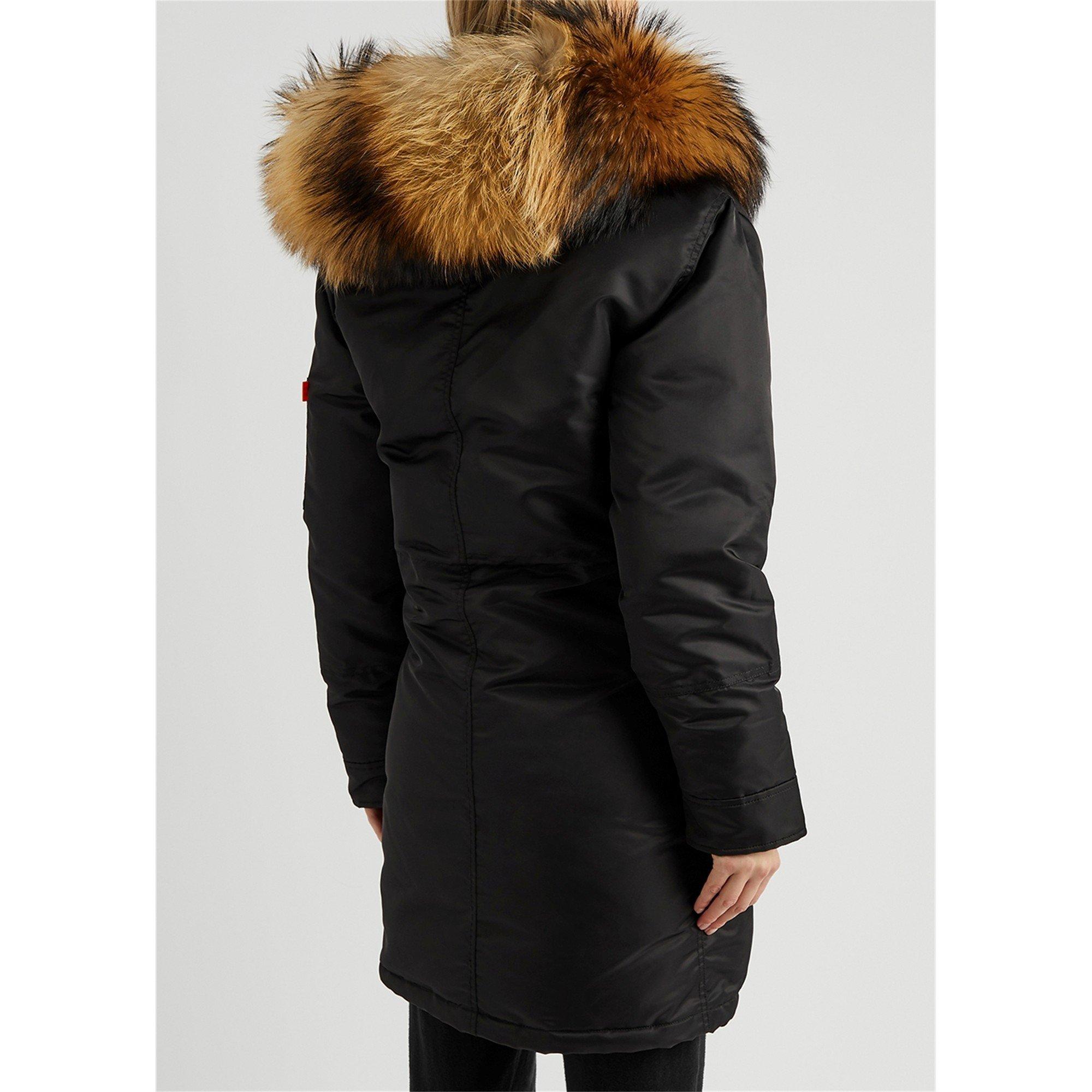 BLACK - Arctic Army - JKT LUXE LONG FUR LINED PARKA - 3