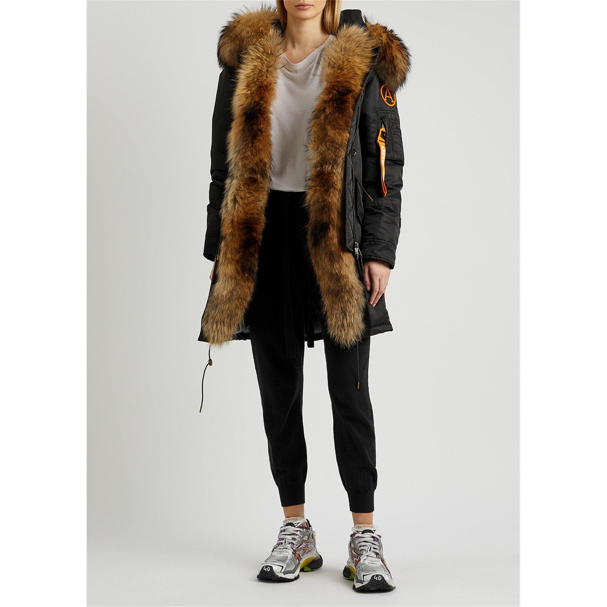 BLACK - Arctic Army - JKT LUXE LONG FUR LINED PARKA - 6