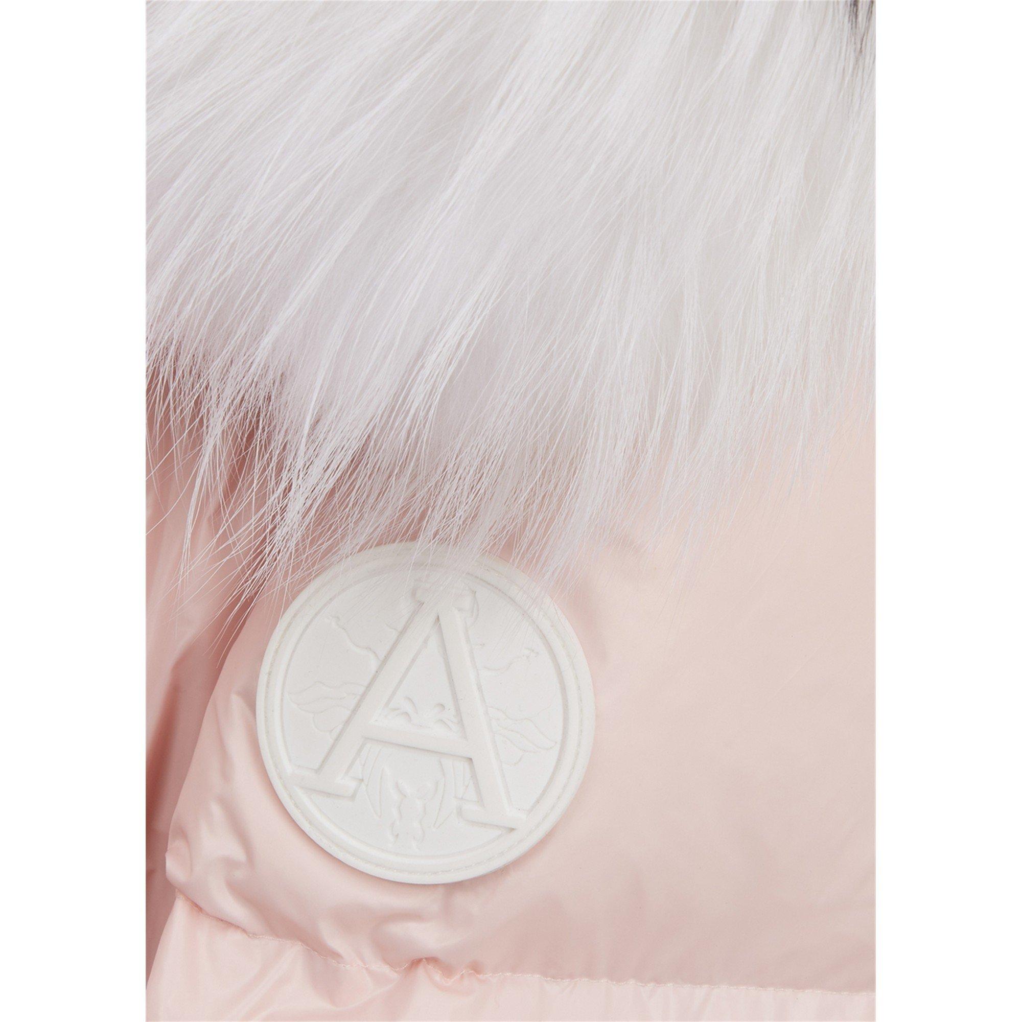 LIGHT PINK - Arctic Army - JKT SHORT FUR HOOD EXC PUFFER - 4