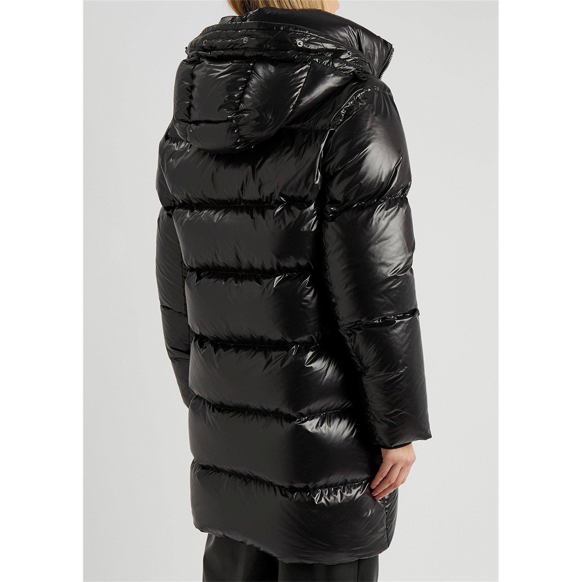 BLACK - Arctic Army - JKT LONG FUR SHINY PUFFER - 5