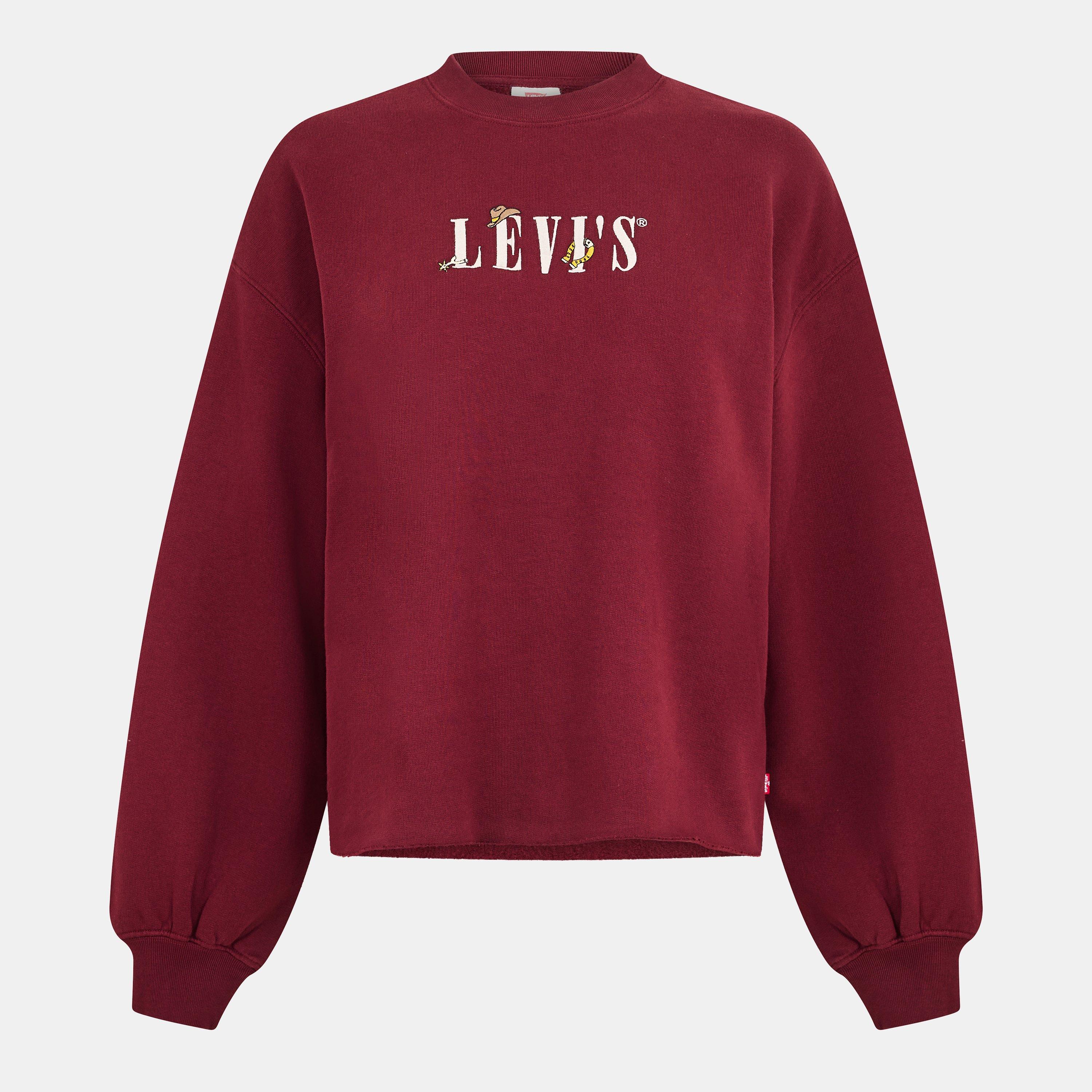 Levis Women's Crew Sweatshirt - Choc Truffle - 8 (XS)
