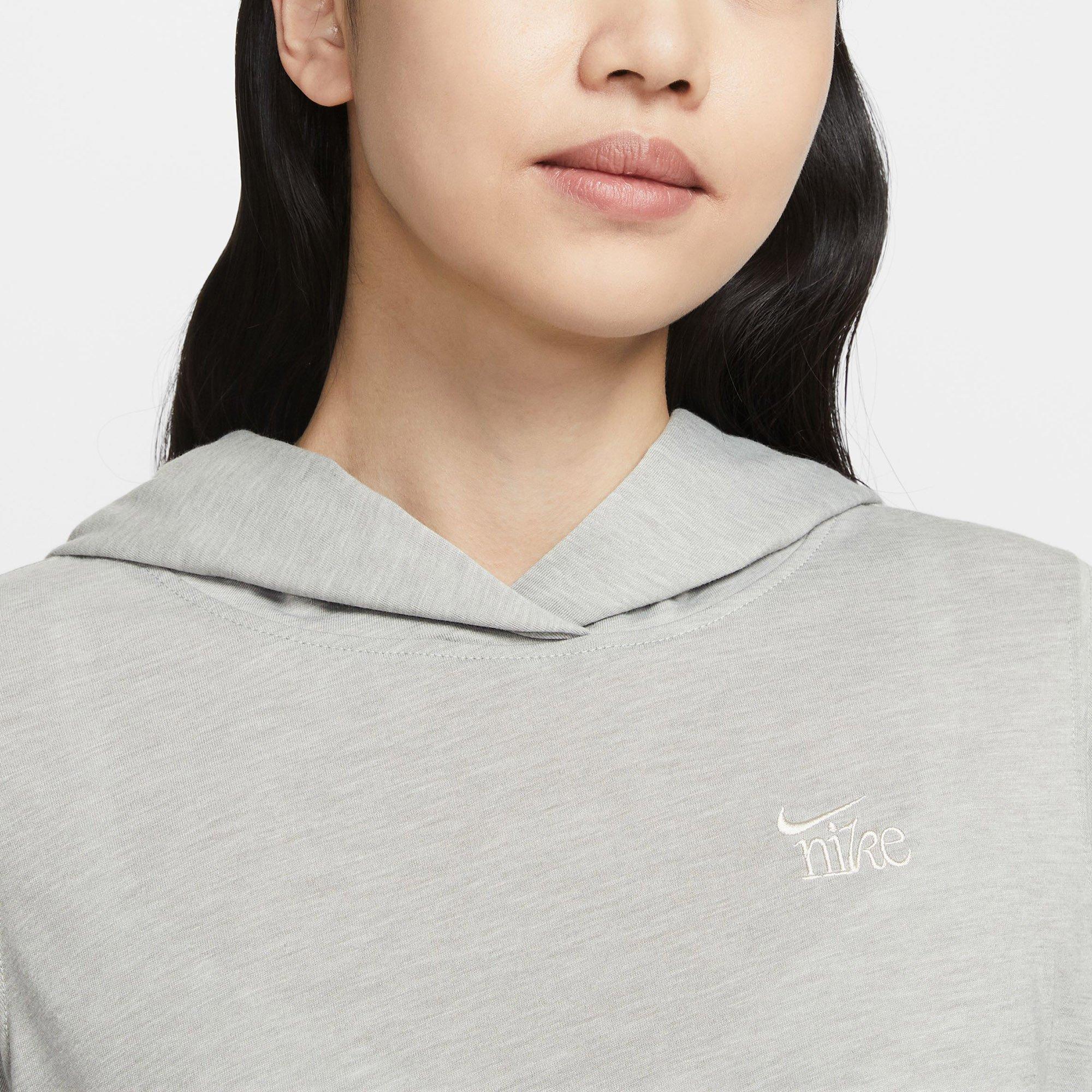 Dk Grey/Heather - Nike - Women's Overhead Hoodie - 4