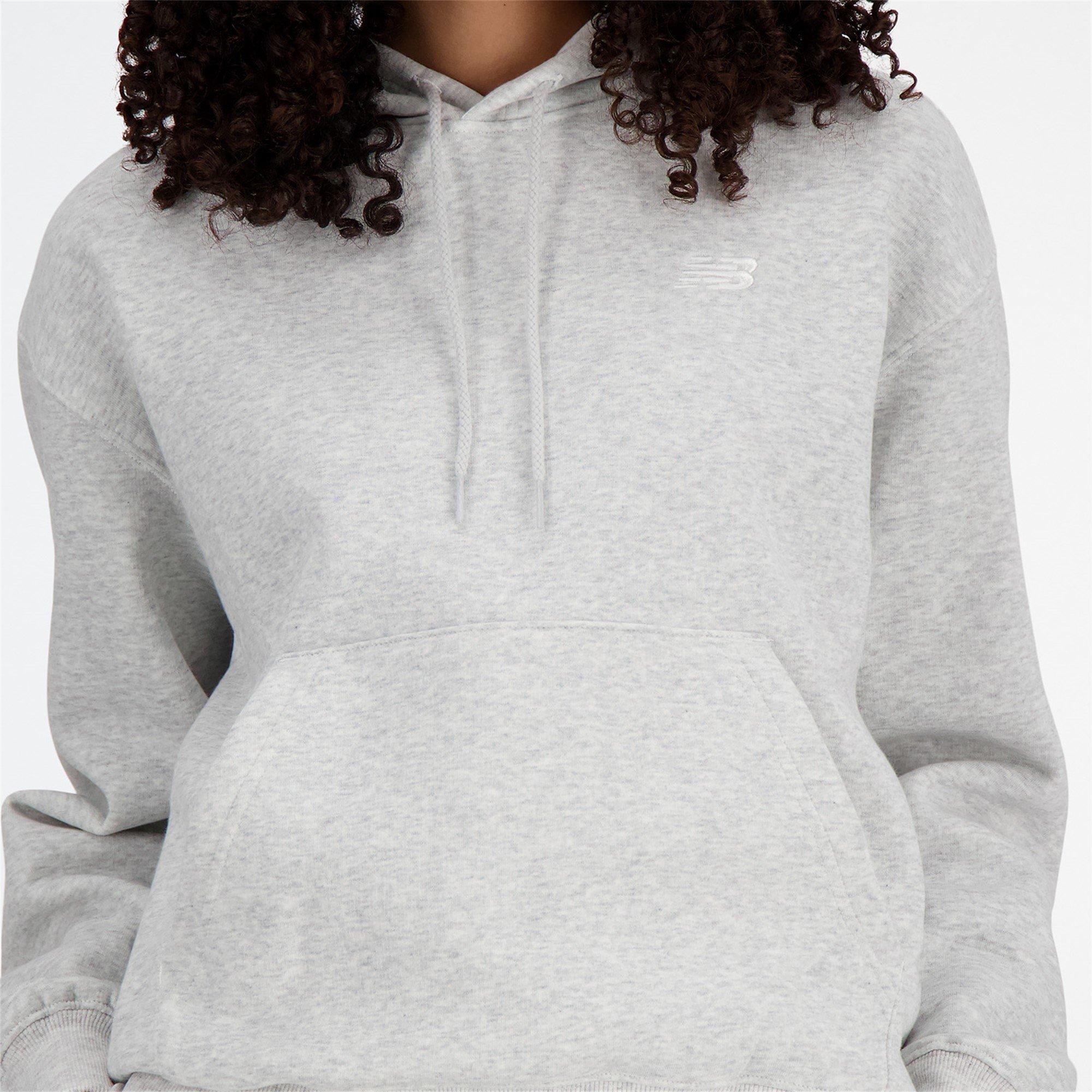 Grey Marl - New Balance - Women's French Terry Hoodie - 2