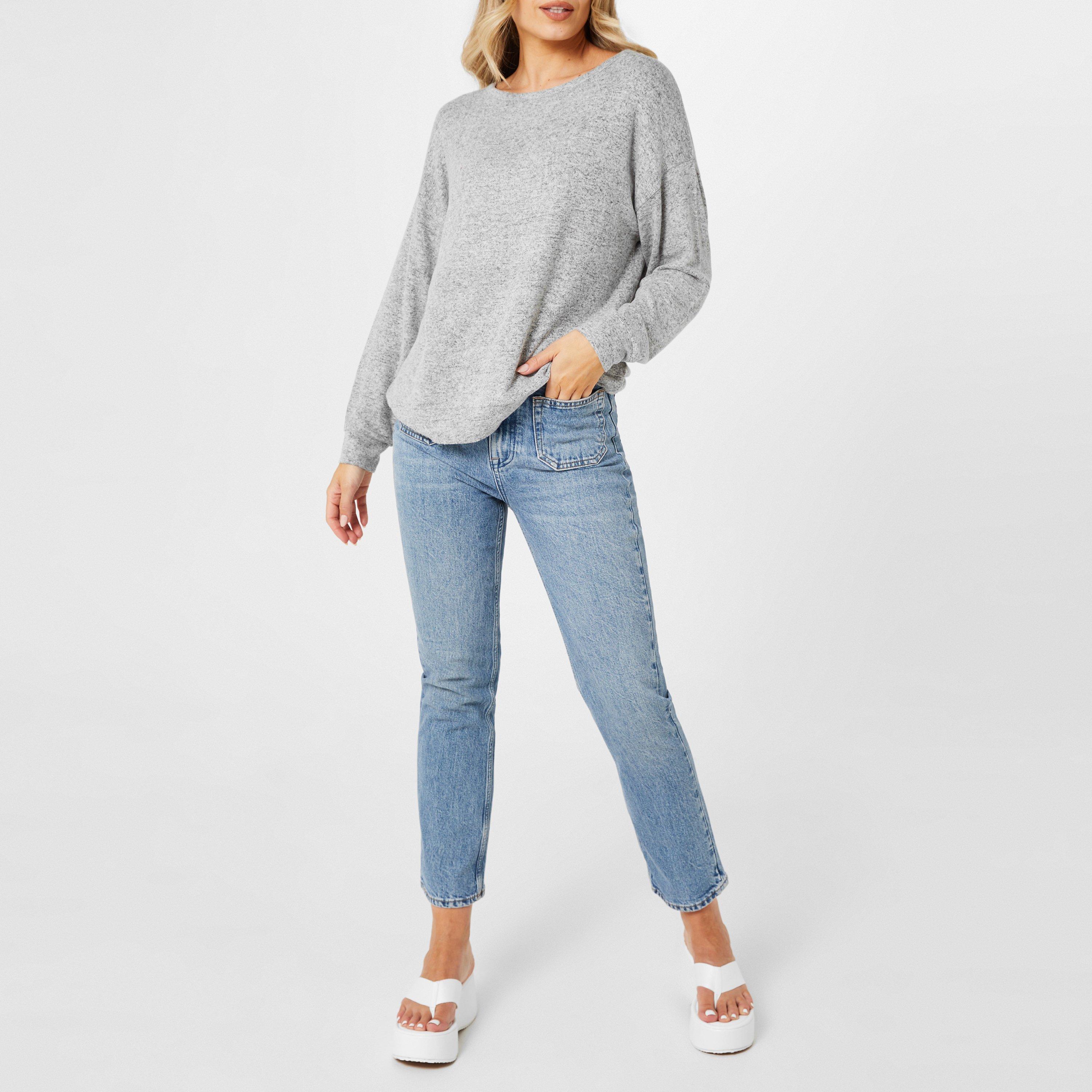 Grey Marl - Miso - Sft Flc Crew - 2