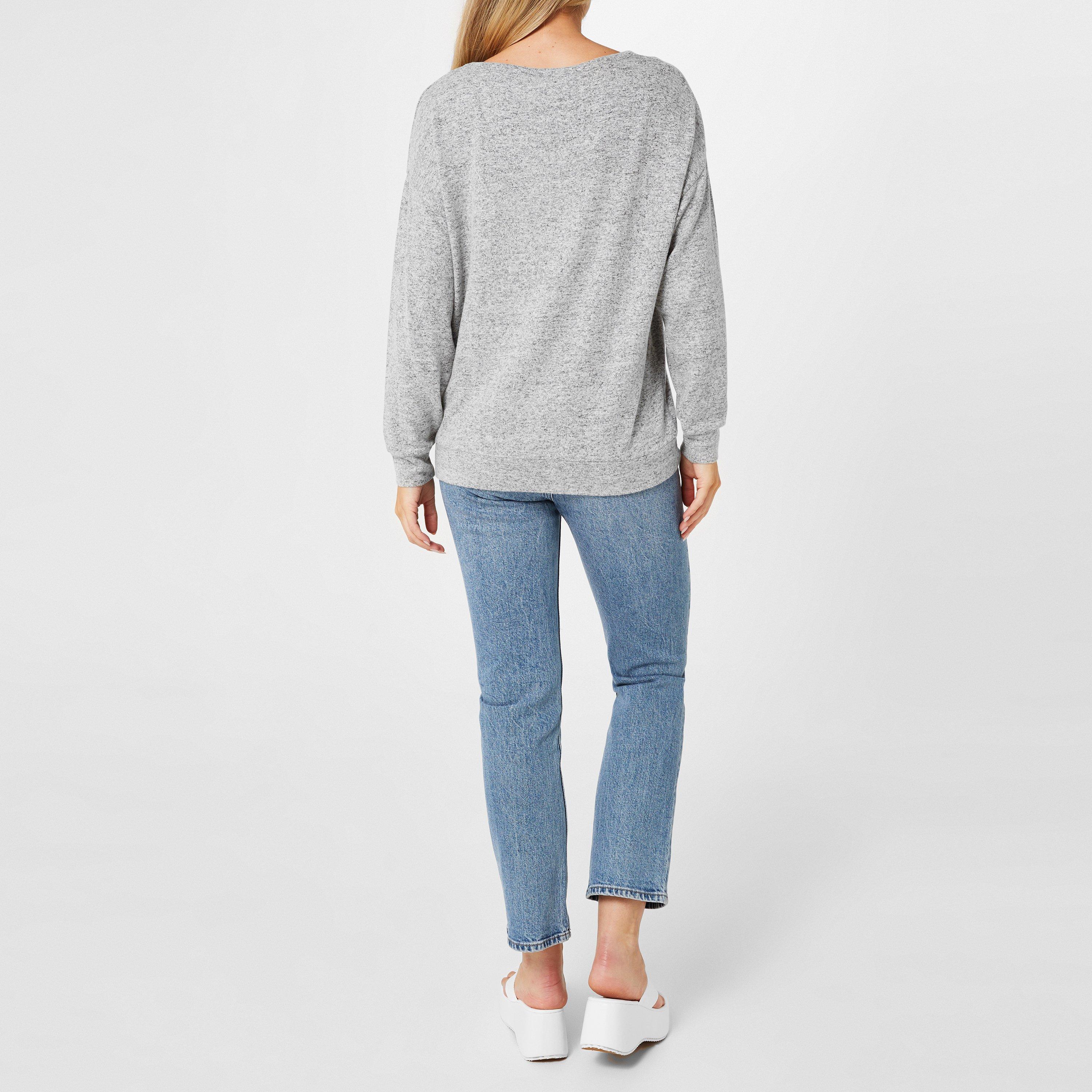 Grey Marl - Miso - Sft Flc Crew - 3