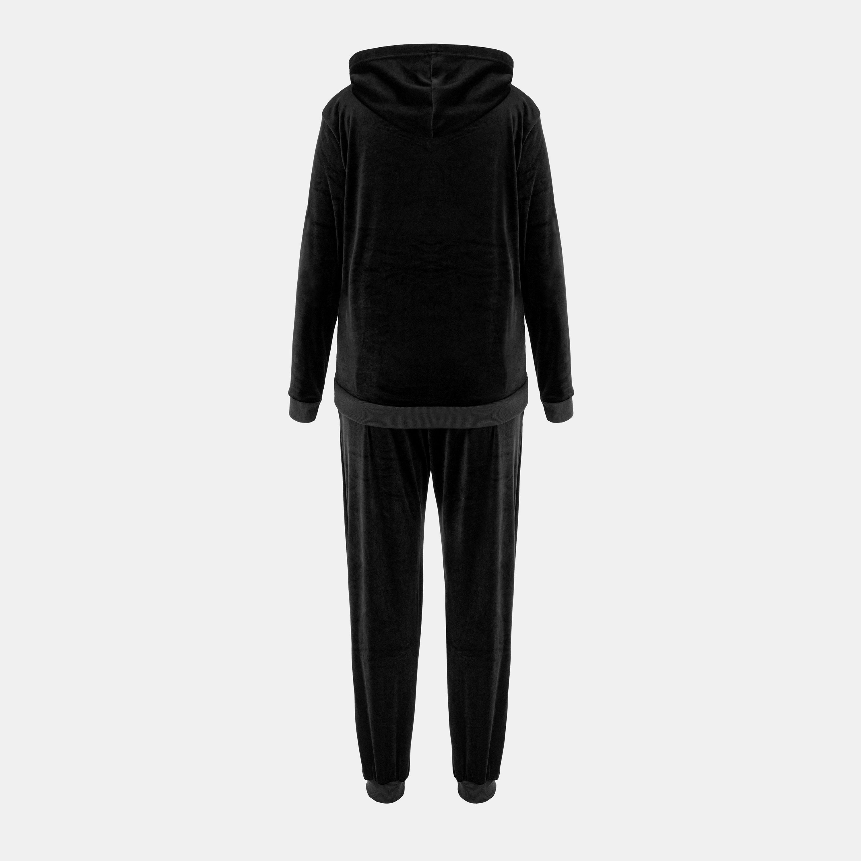 Black - Miso - Women Velour Tracksuit - 2