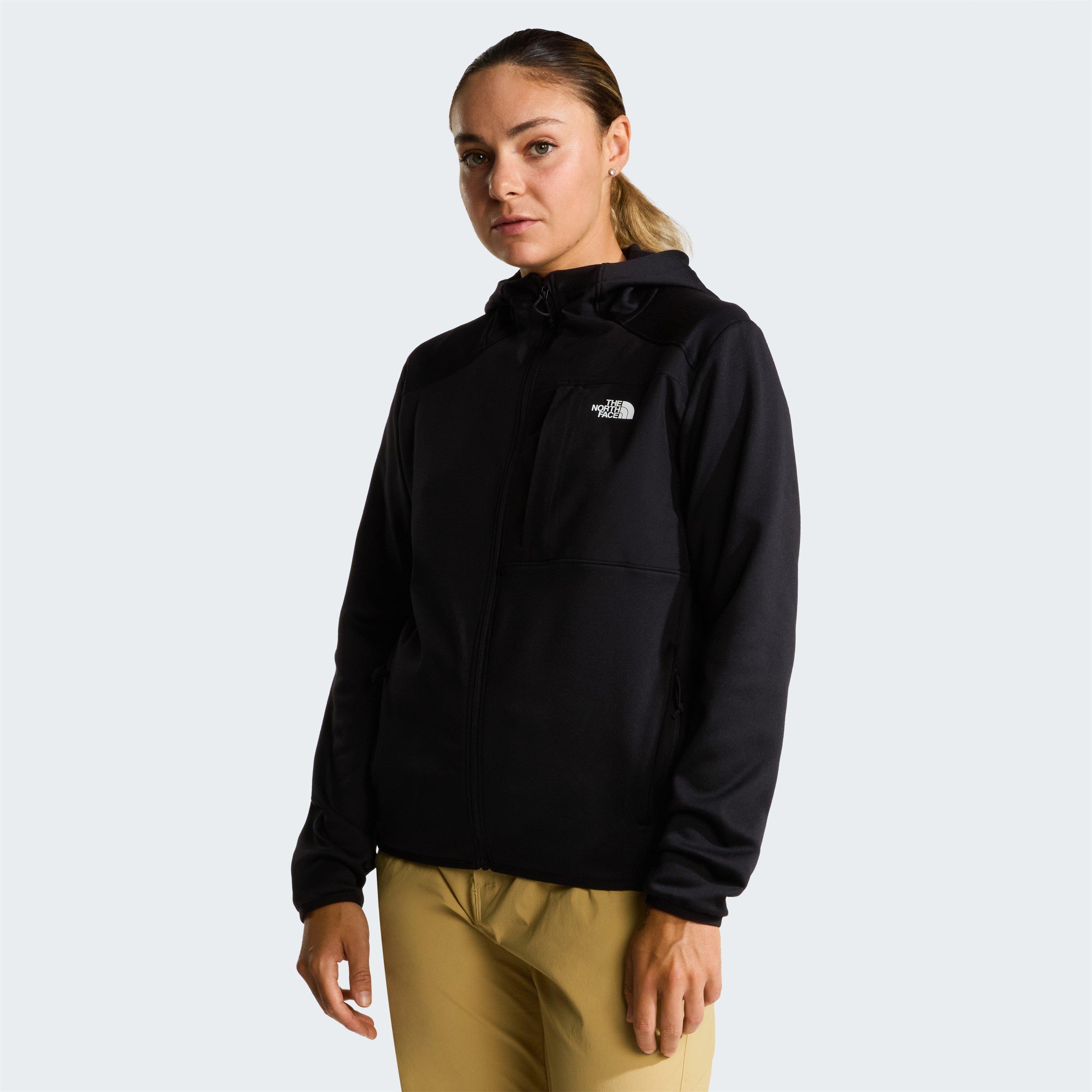 Tnf Black - The North Face - Women's Performance TNF Lifestyle Hooded Full-Zip Tracksuit Top - 3