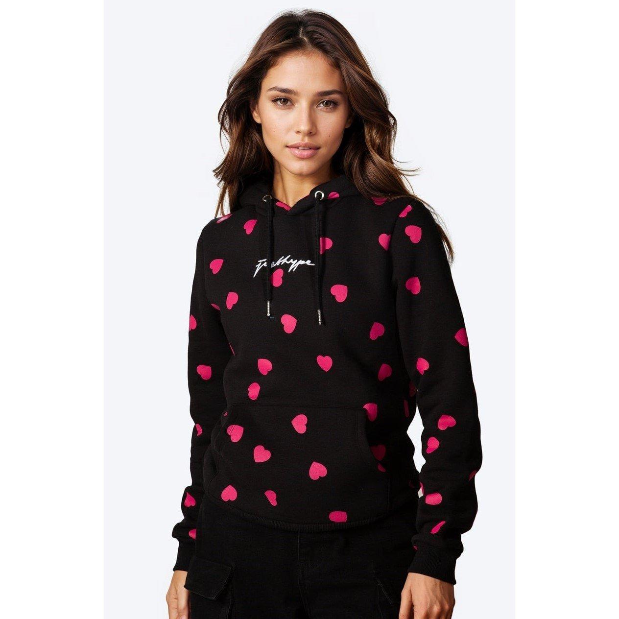 Hype Women's Pullover Hoodie - Black - 4