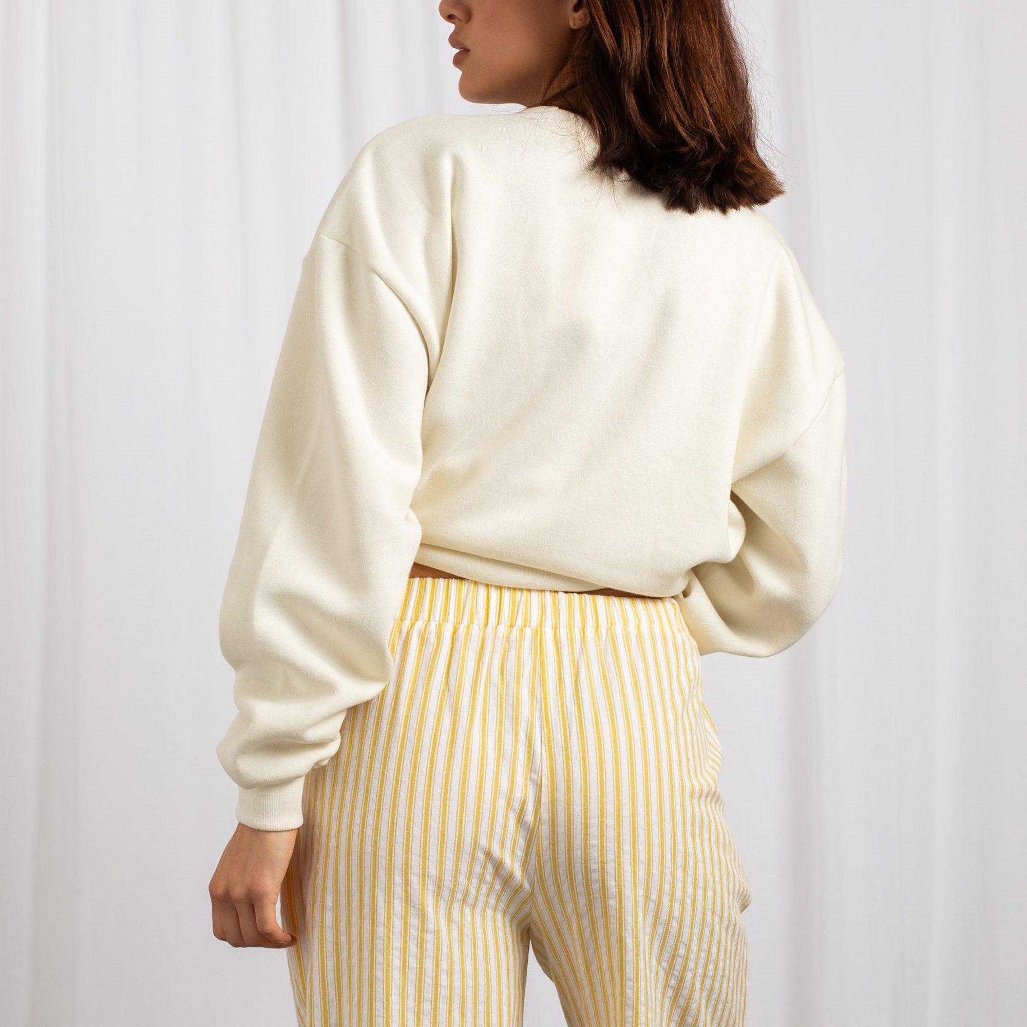 WHITE - Daisy Street - Street Georgia Map Graphic Pullover Sweatshirt - 2