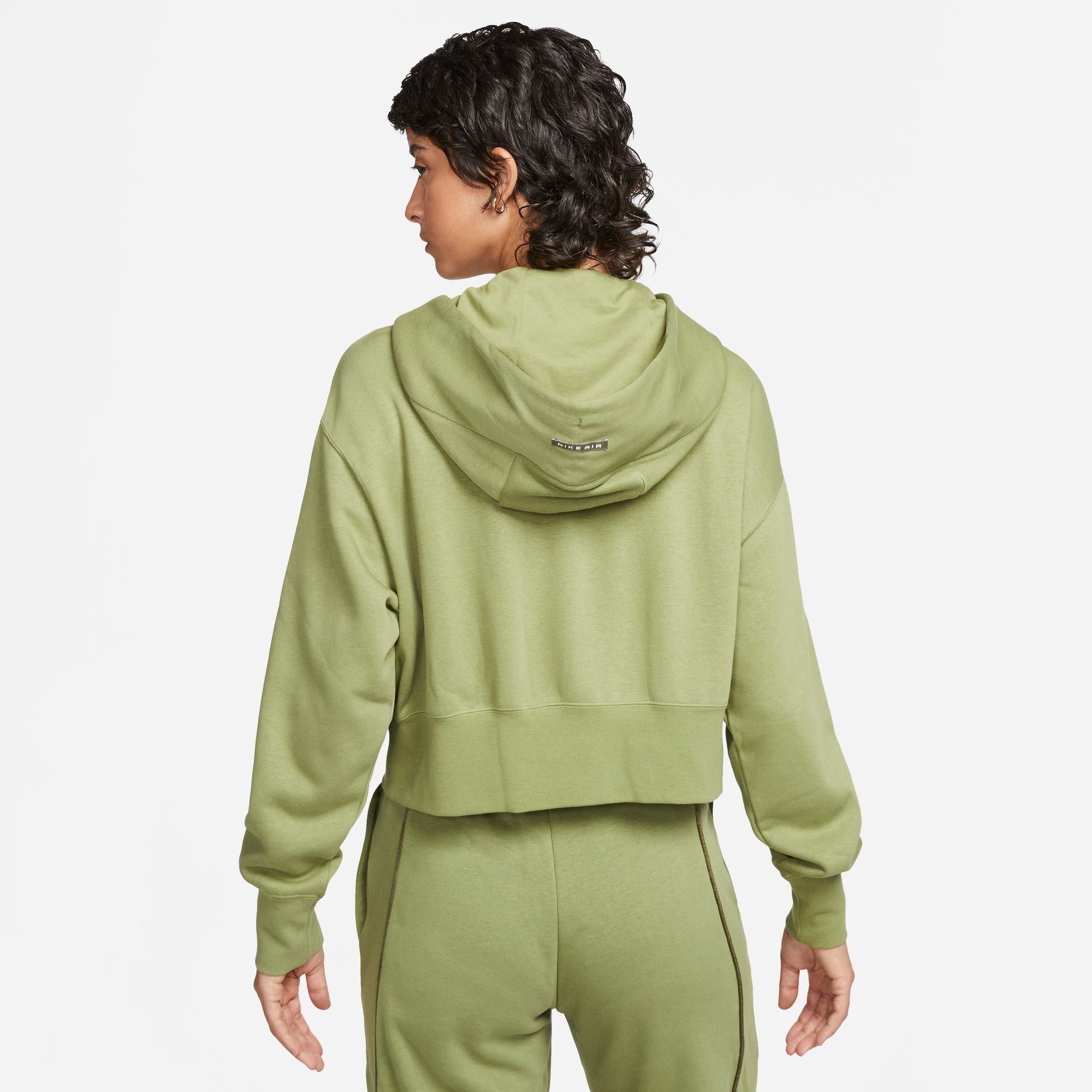 Alligator/ Olijf - Nike - Air Women's Full-Zip Fleece Hoodie - 2