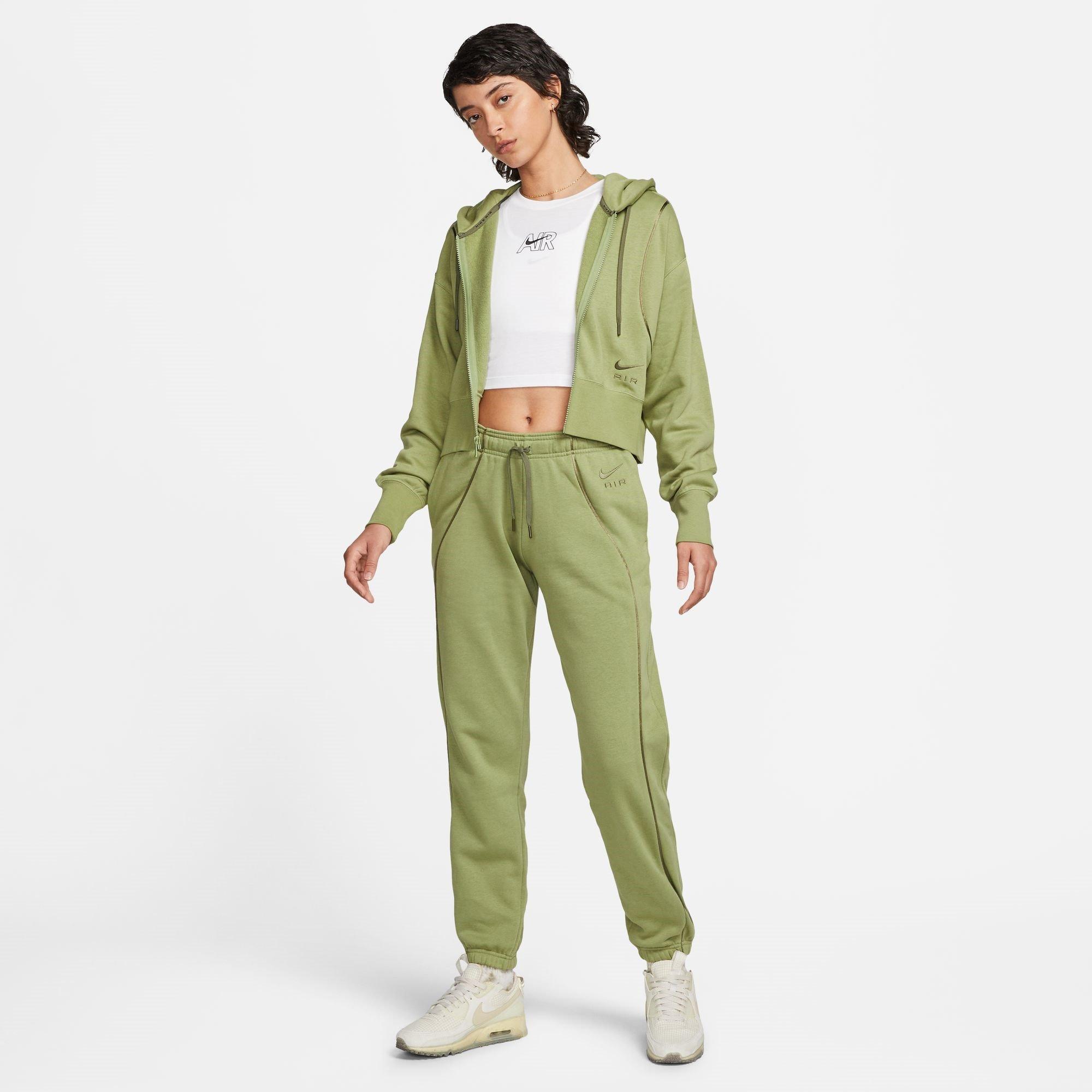 Alligator/ Olijf - Nike - Air Women's Full-Zip Fleece Hoodie - 7