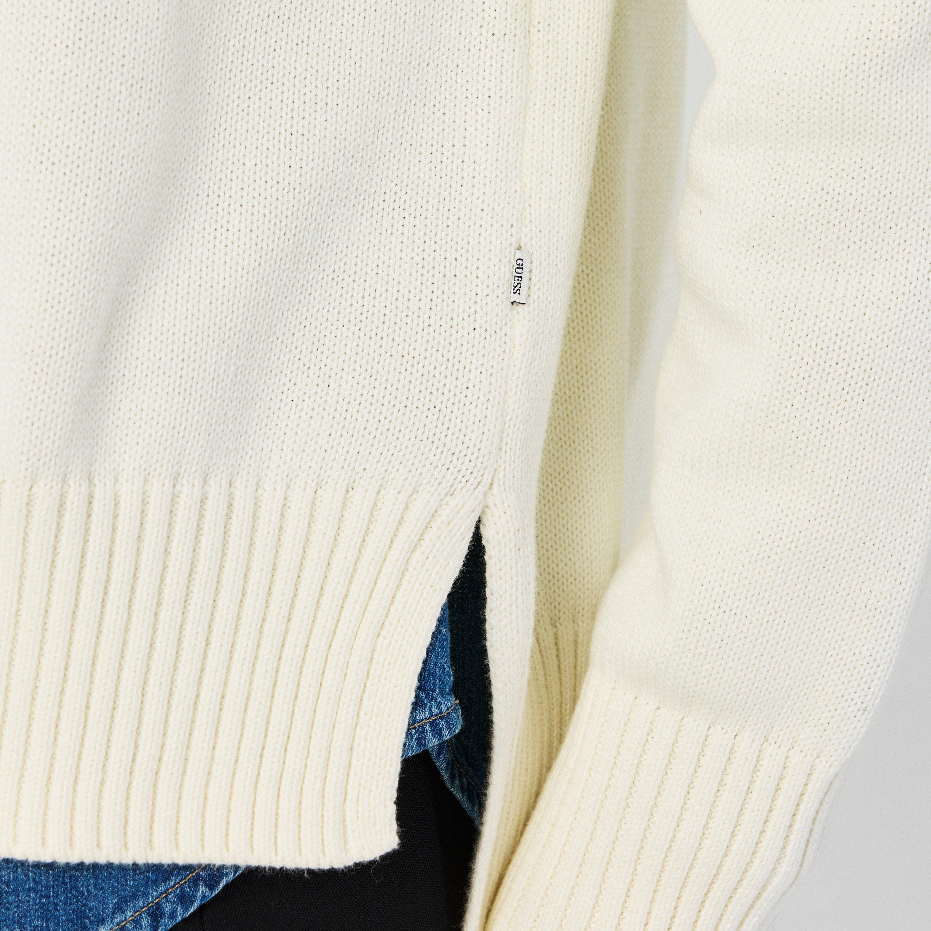 Bianco caldo - Guess - Triangle Knit Sweater - 5