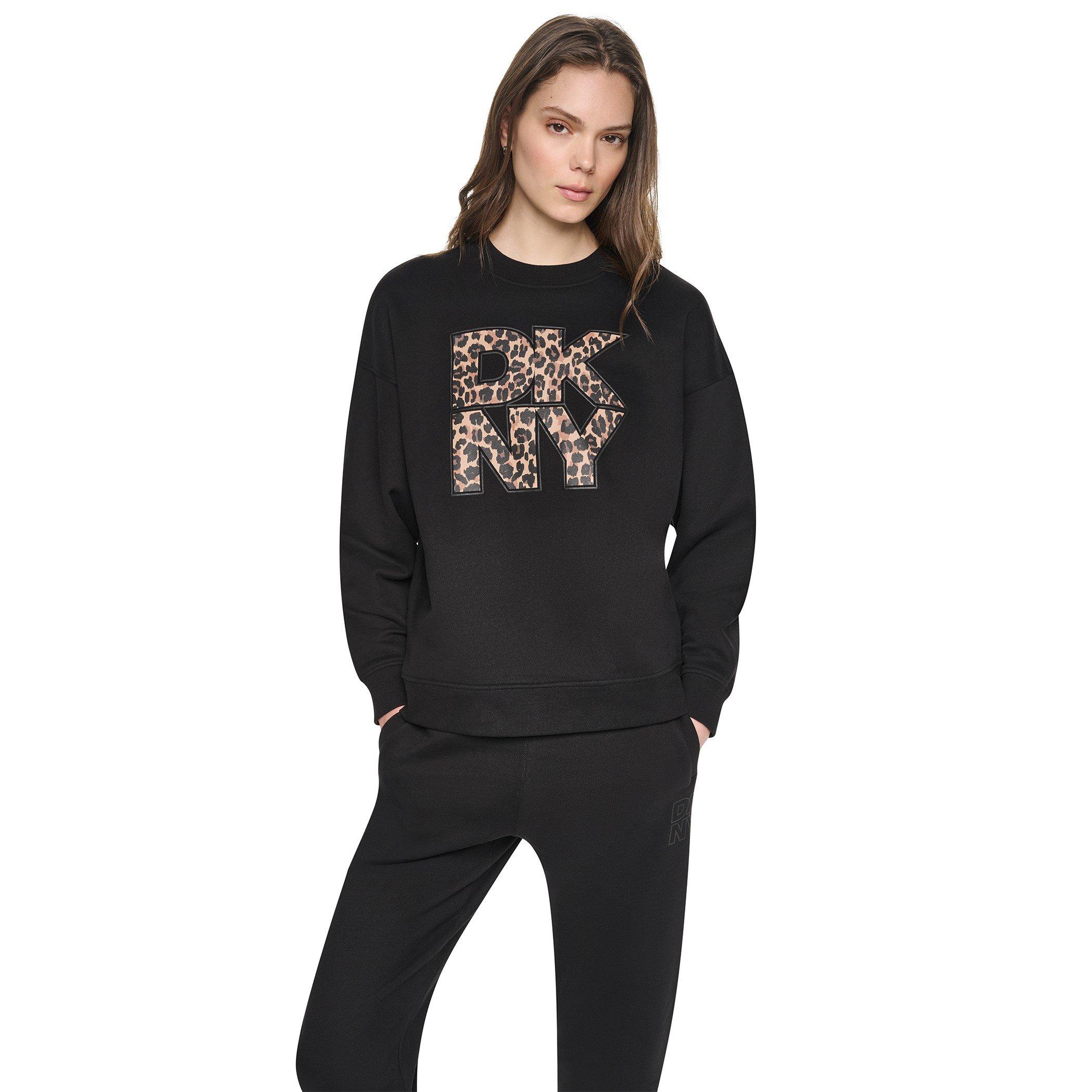 Black - DKNY - DKNY Leopard Logo CN Ld64 - 1