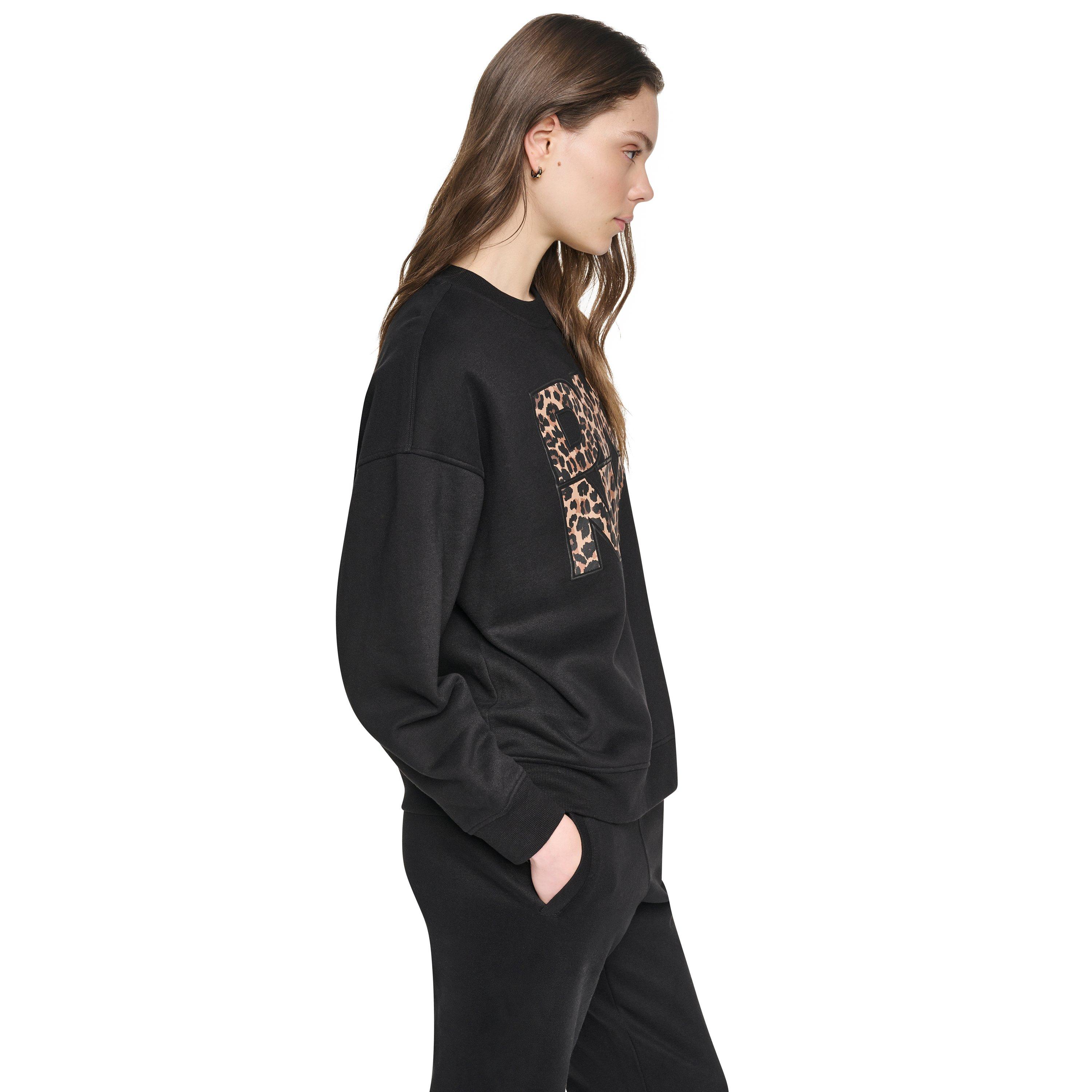 Black - DKNY - DKNY Leopard Logo CN Ld64 - 2