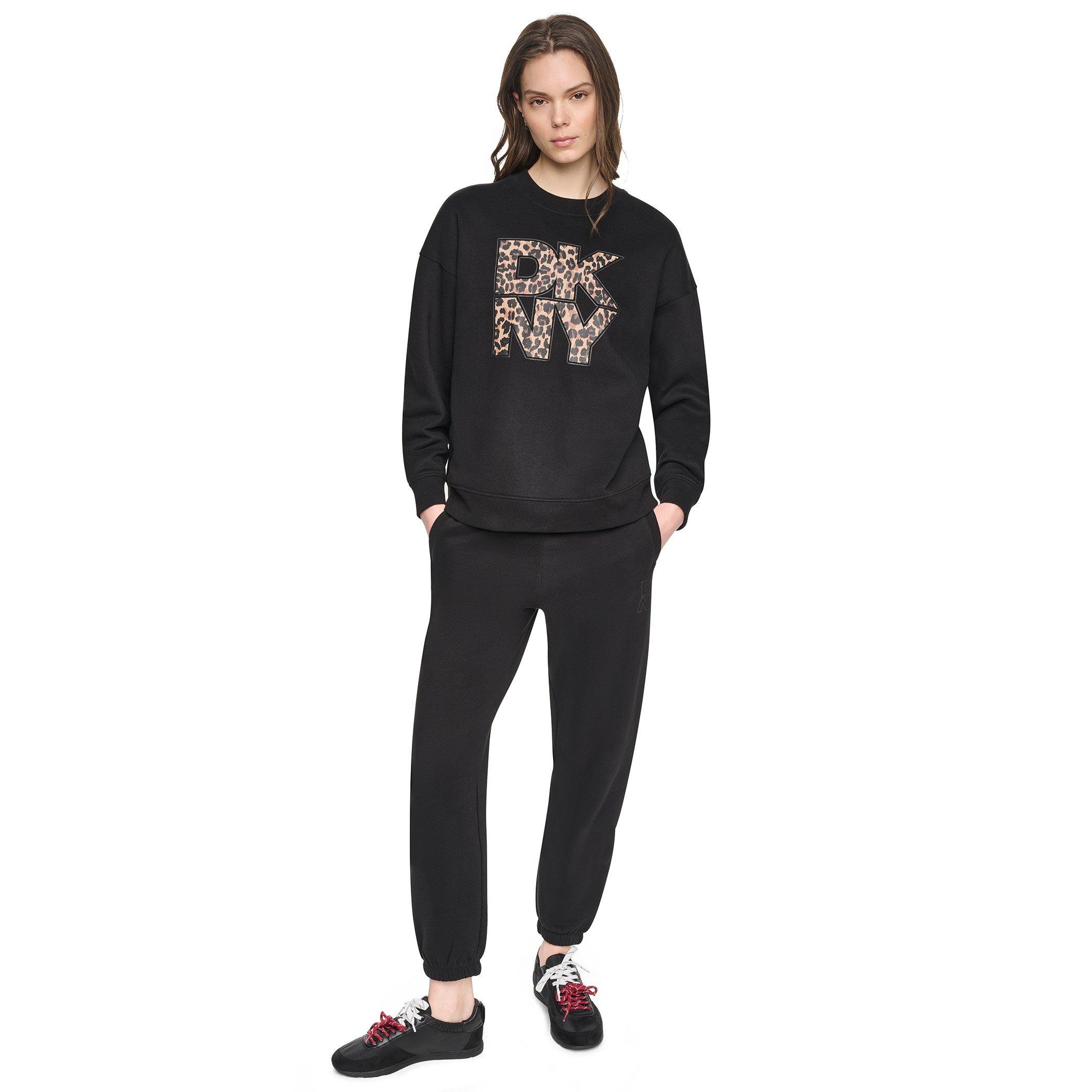 Black - DKNY - DKNY Leopard Logo CN Ld64 - 4