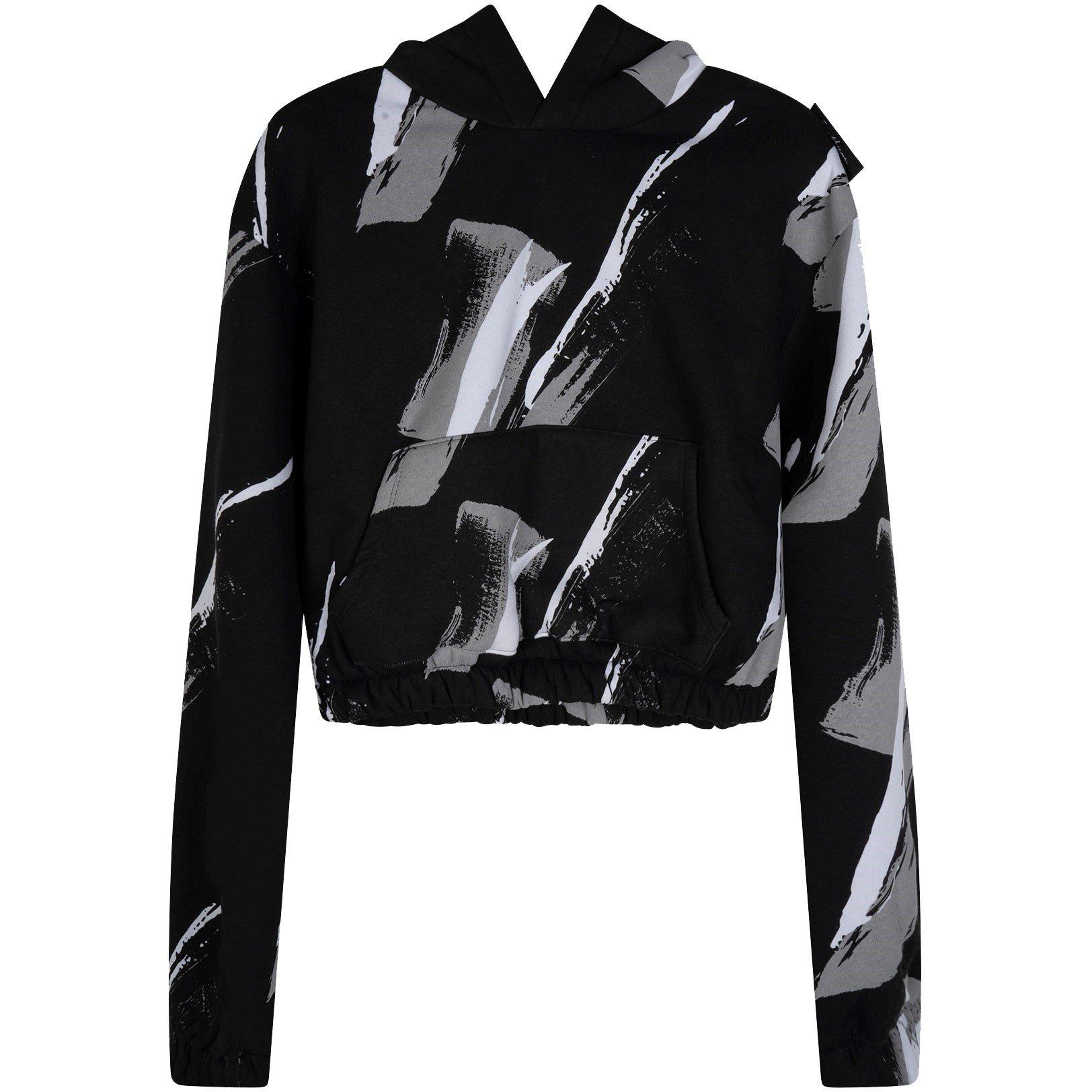 Sort - Hype - Wave Cropped Hoodie - 1