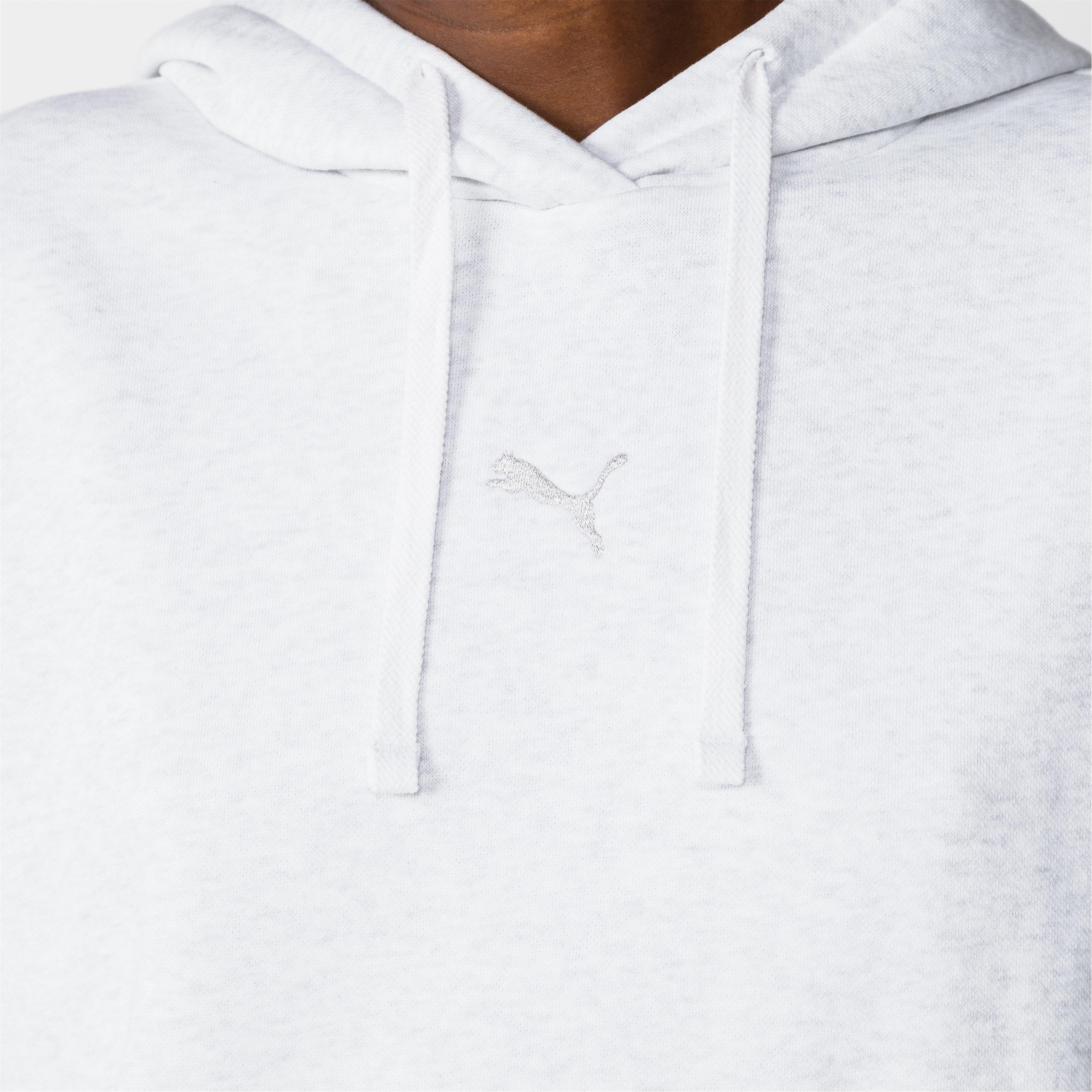 Ice Grey Marl - Puma - Women's Essentials Oversized Hoodie - 3