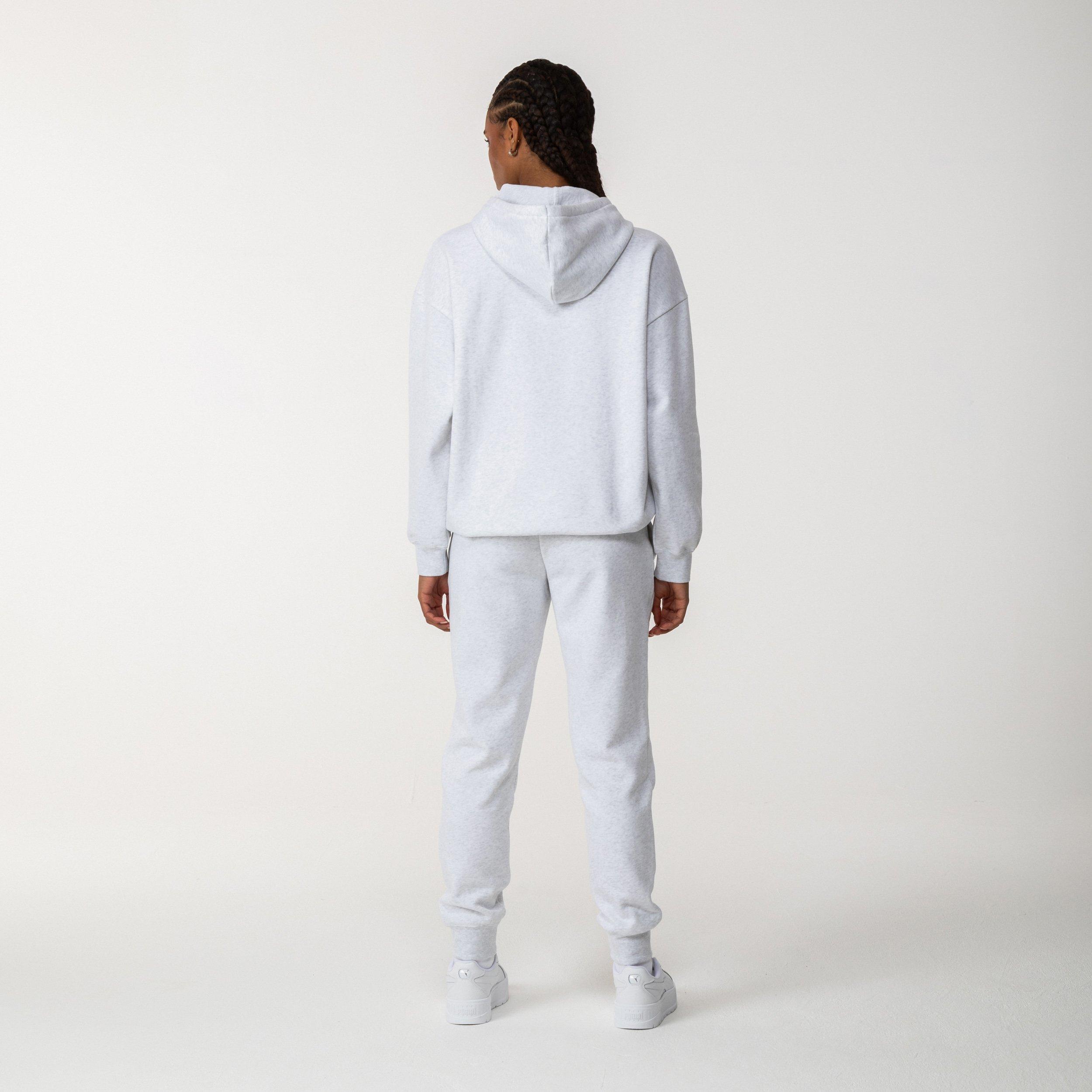 Ice Grey Marl - Puma - Women's Essentials Oversized Hoodie - 5