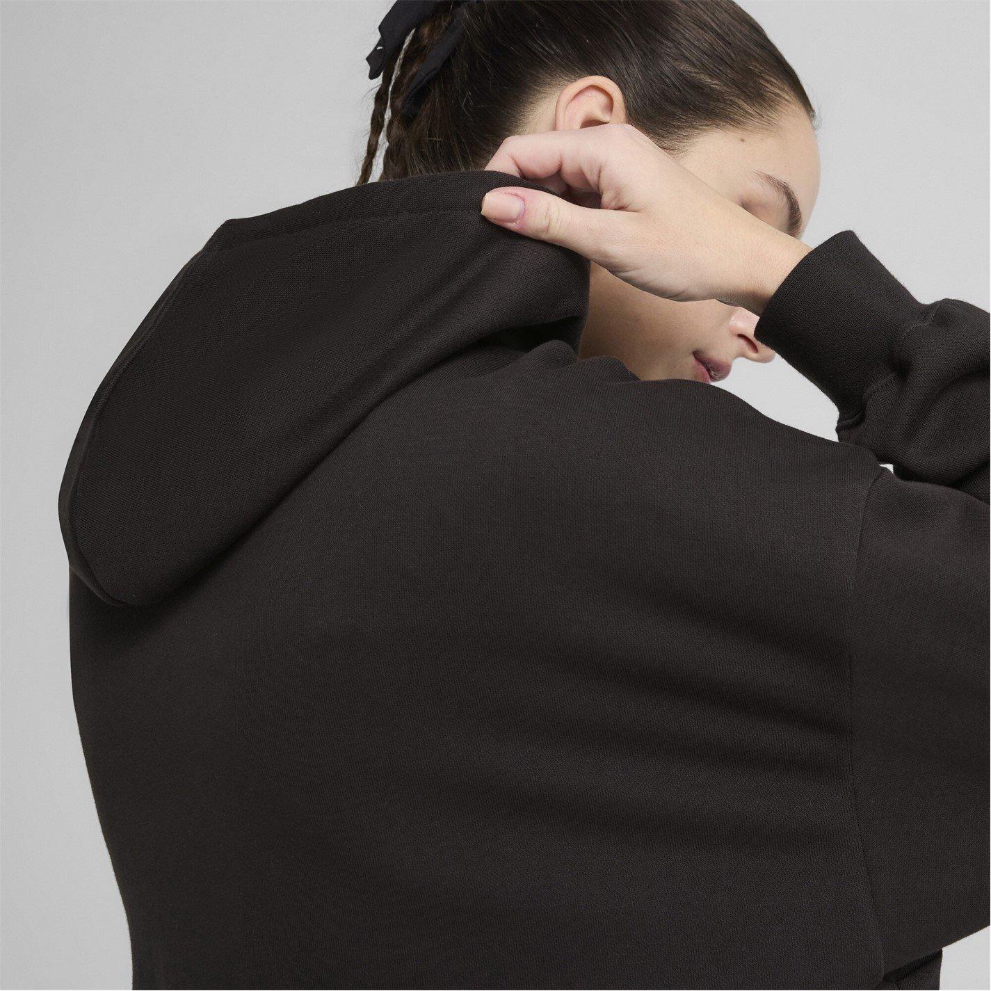 Preto - Puma - Essentials Oversized Hoodie - 4