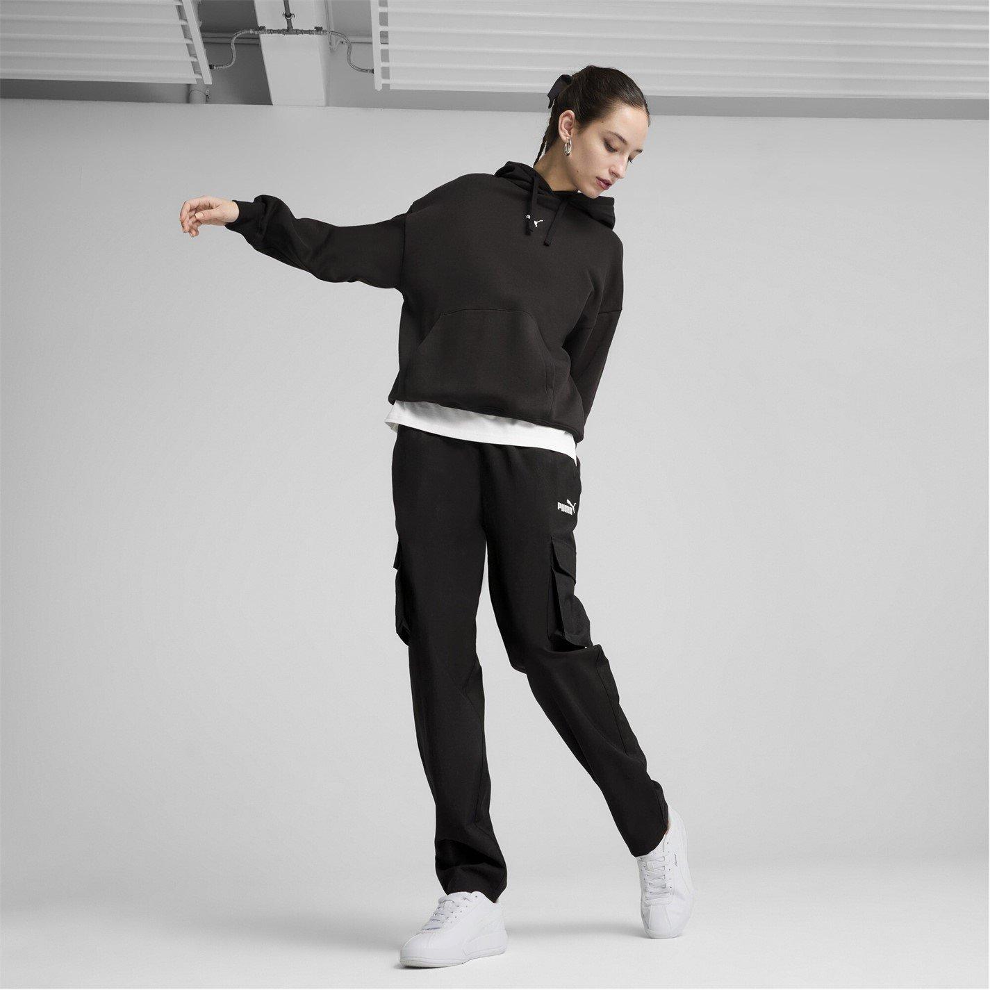 Preto - Puma - Essentials Oversized Hoodie - 7