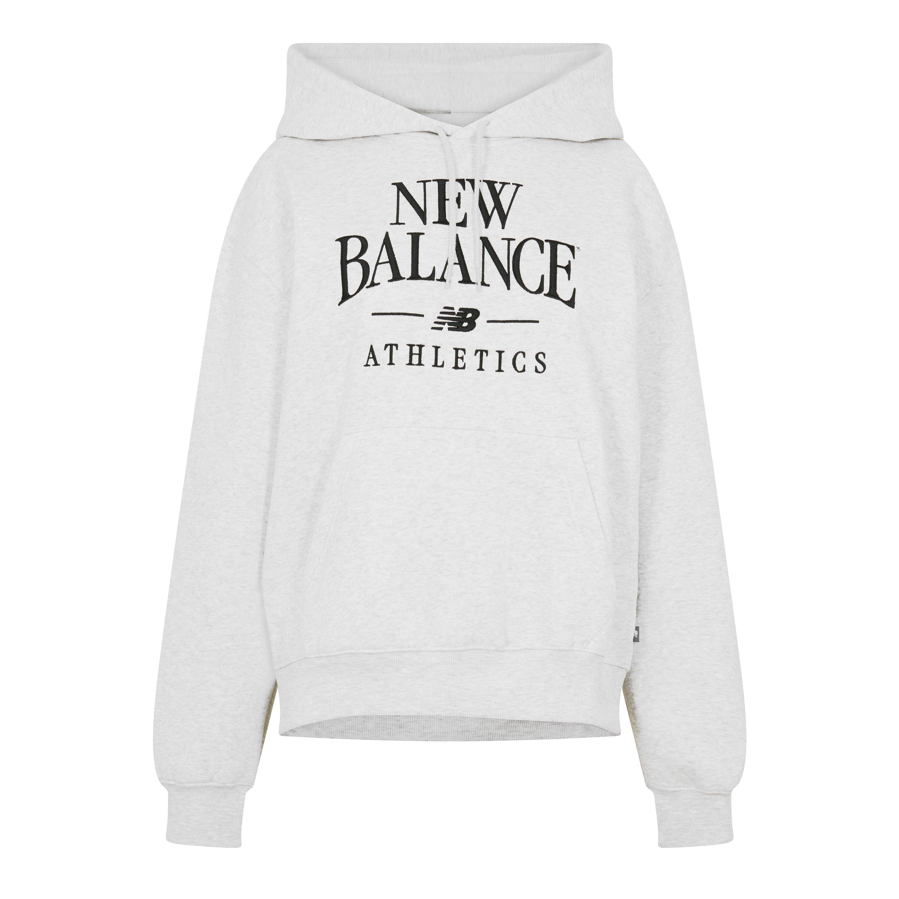 New Balance Women's Trackside Pull Over Hoody - Light Grey - 14 (L)