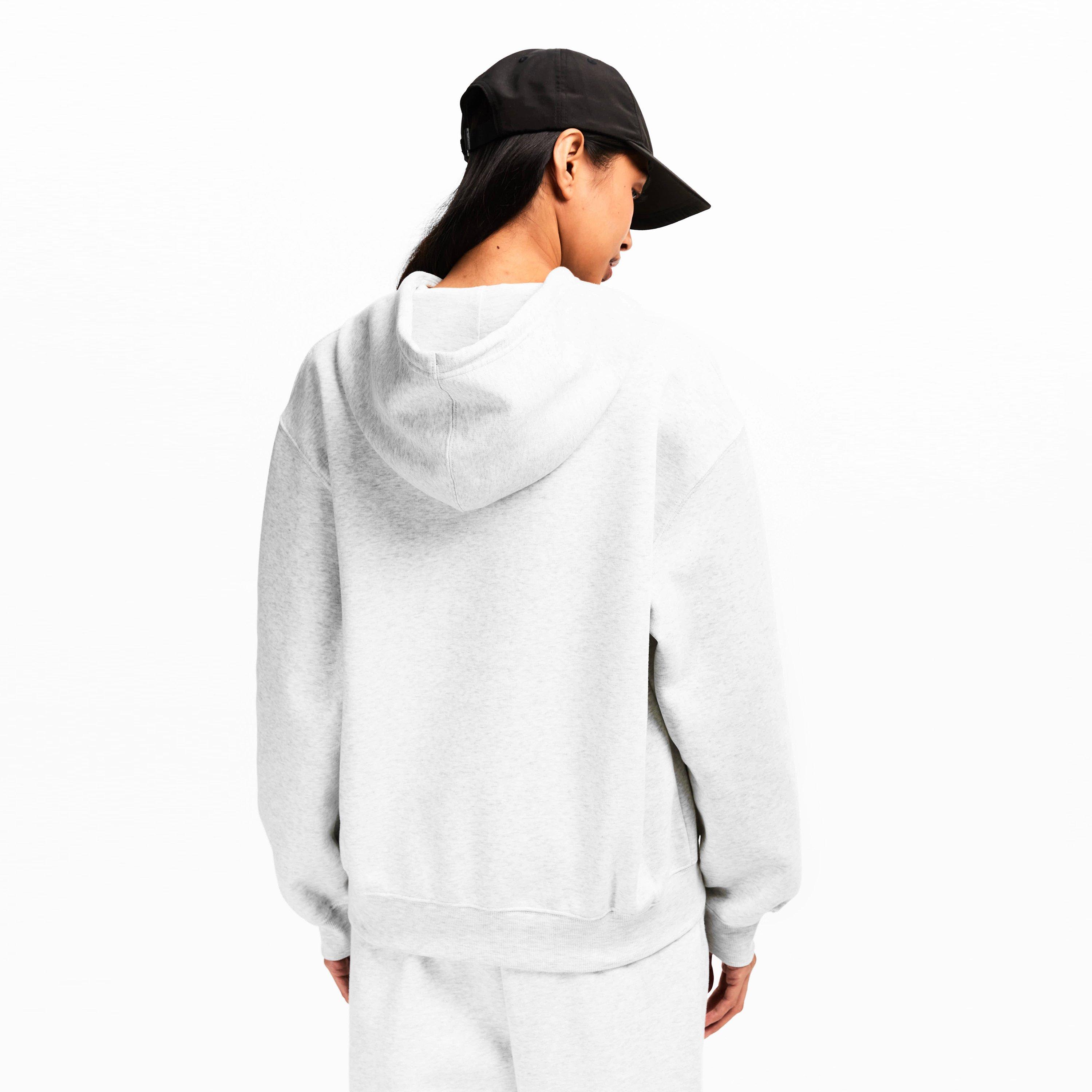 Light Grey - New Balance - Women's NBLS Heritage Pull Over Hoodie - 4