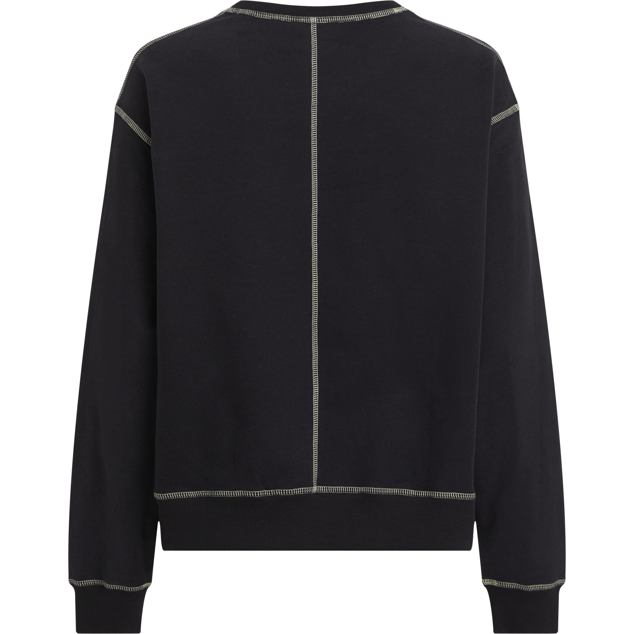 Schwarz/Limette - Calvin Klein - Long Sleeve Sweater - 5