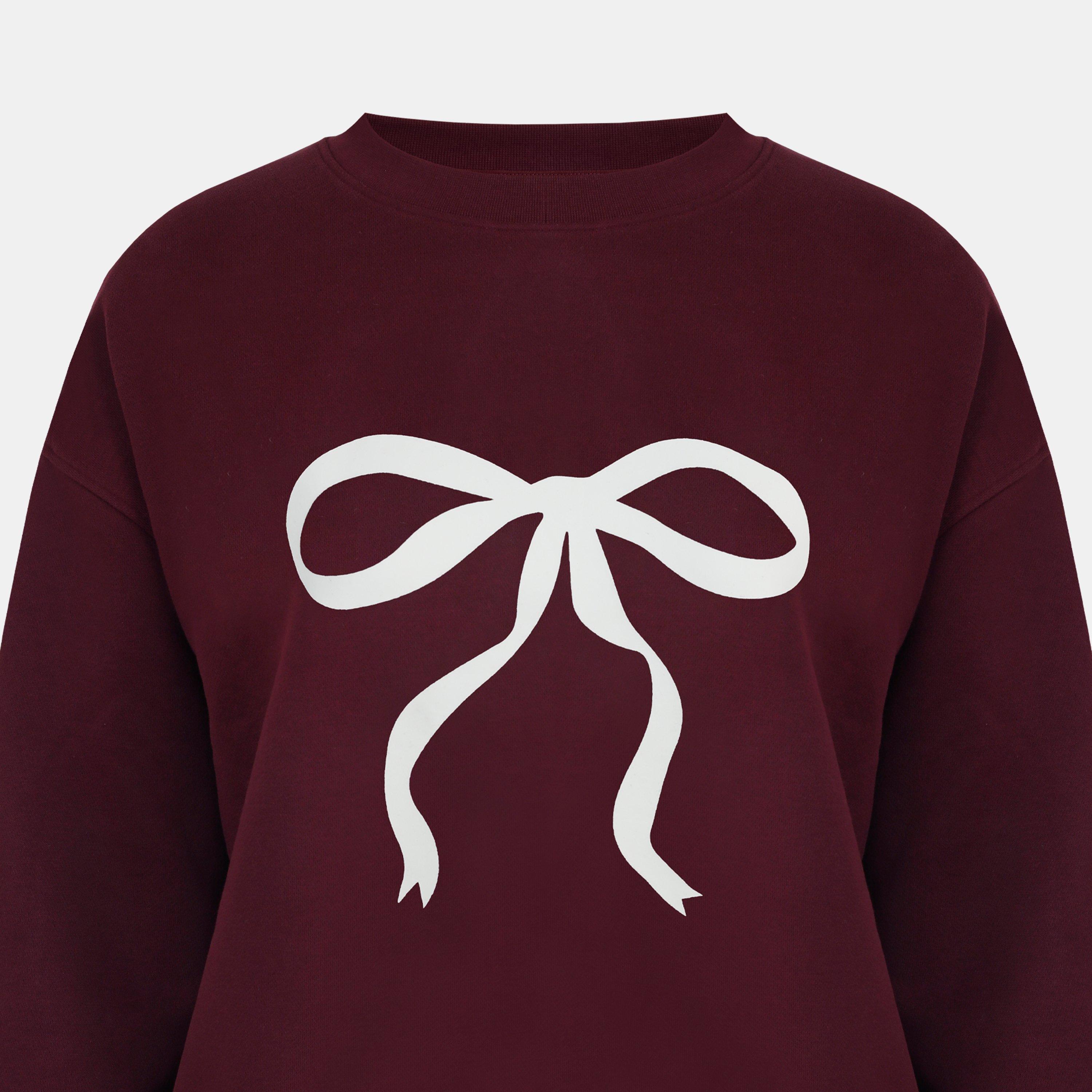 Lazo Burdeos - Miso - Graphic Crew Sweatshirt - 4