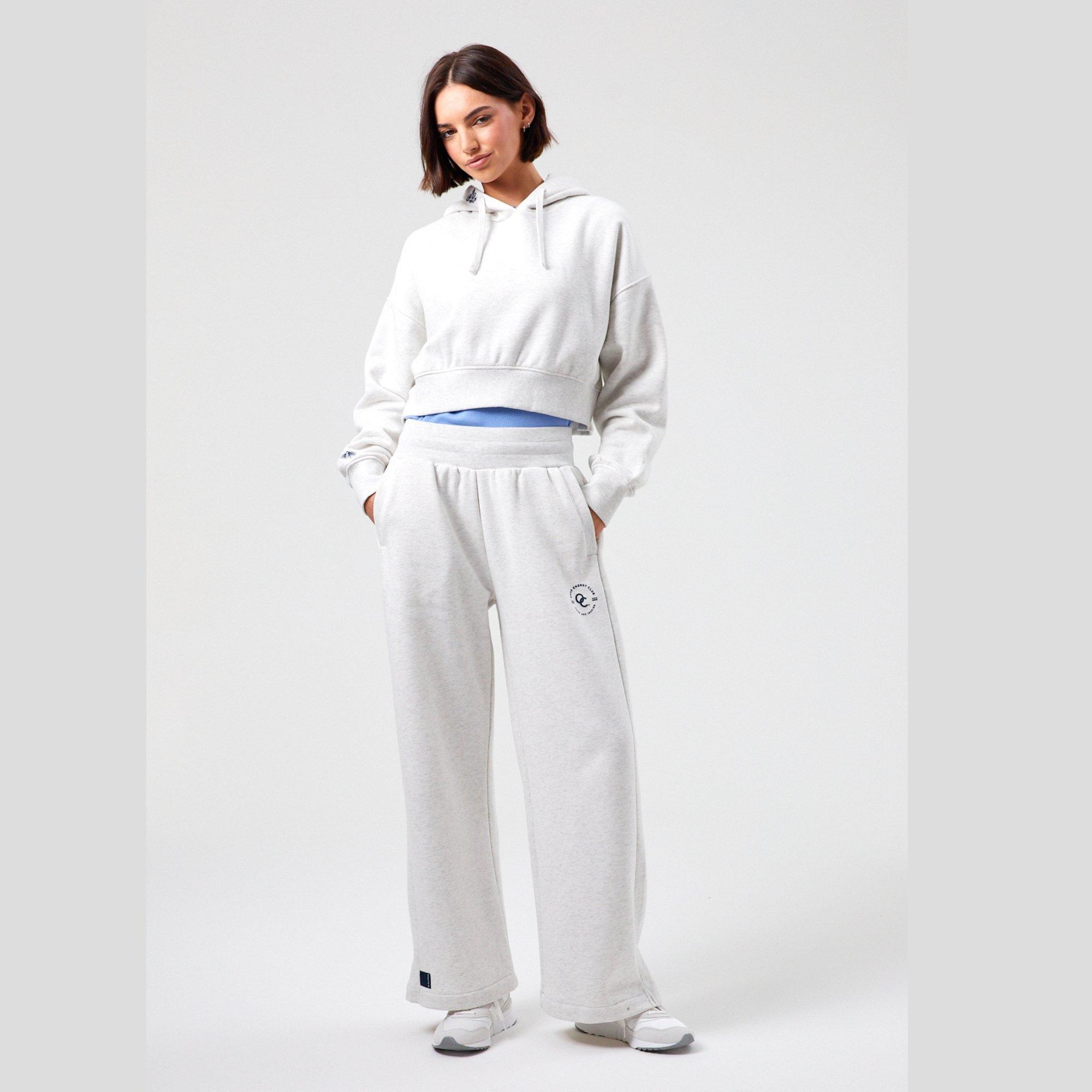 White Marl - Original Creator - Crop Hoodie - 3