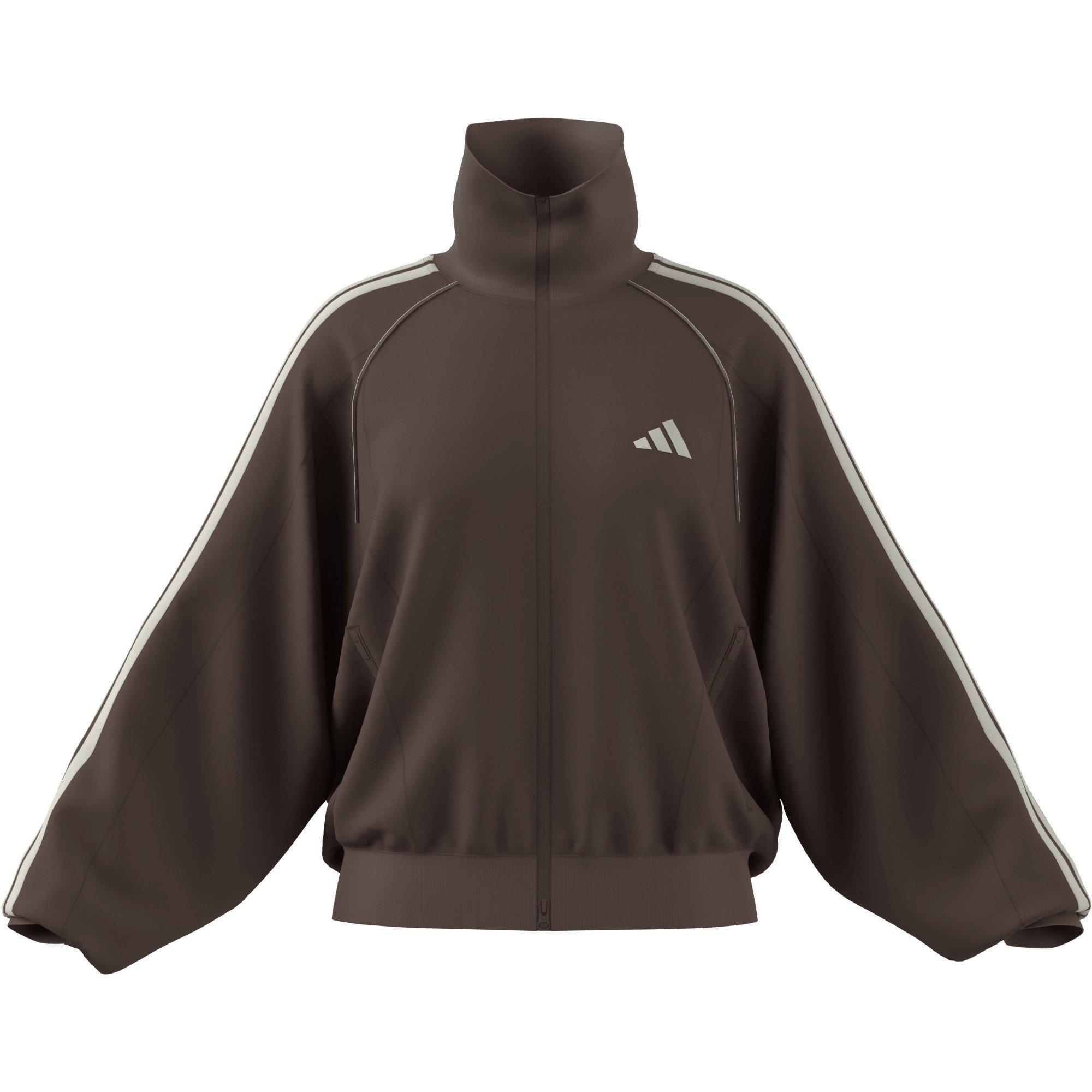 Adidas Women's Tracksuit Top - Earth Strata - L (16-18)