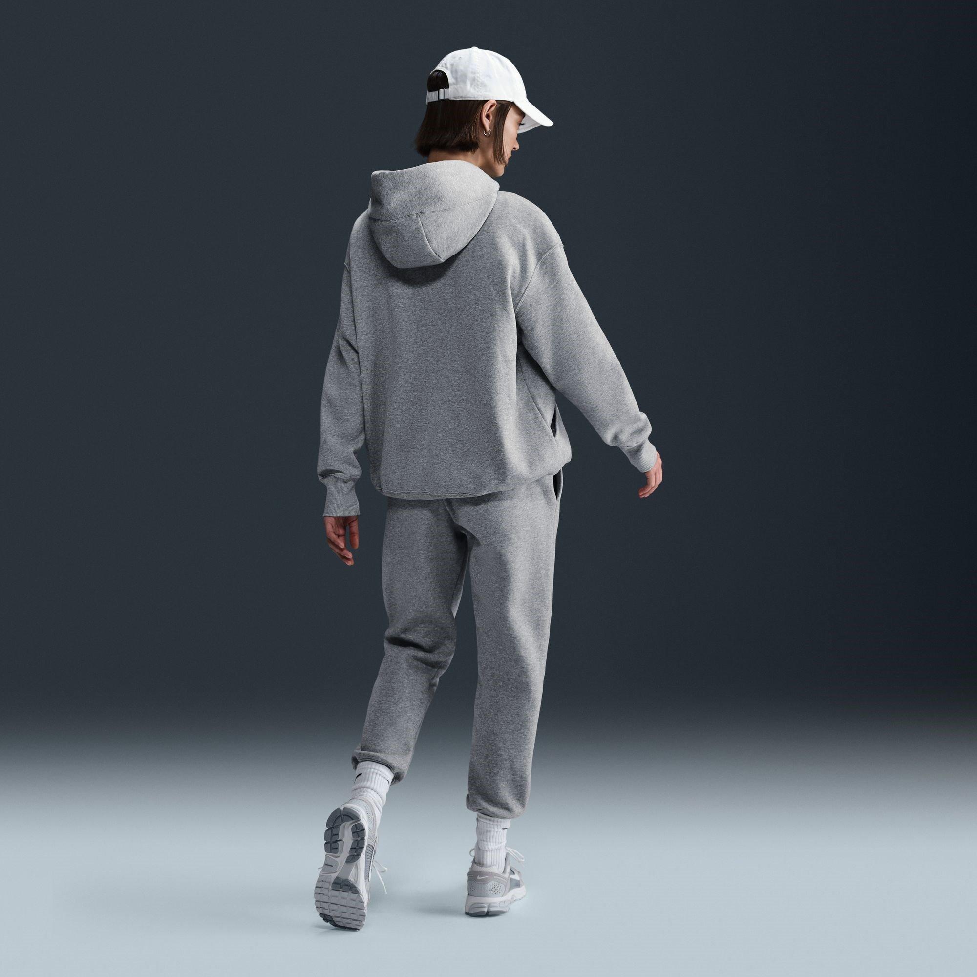 Nike Studio Fleece Medium Weight Hoodie 'Dark Grey Heather Sail' (Women's) — foto 6