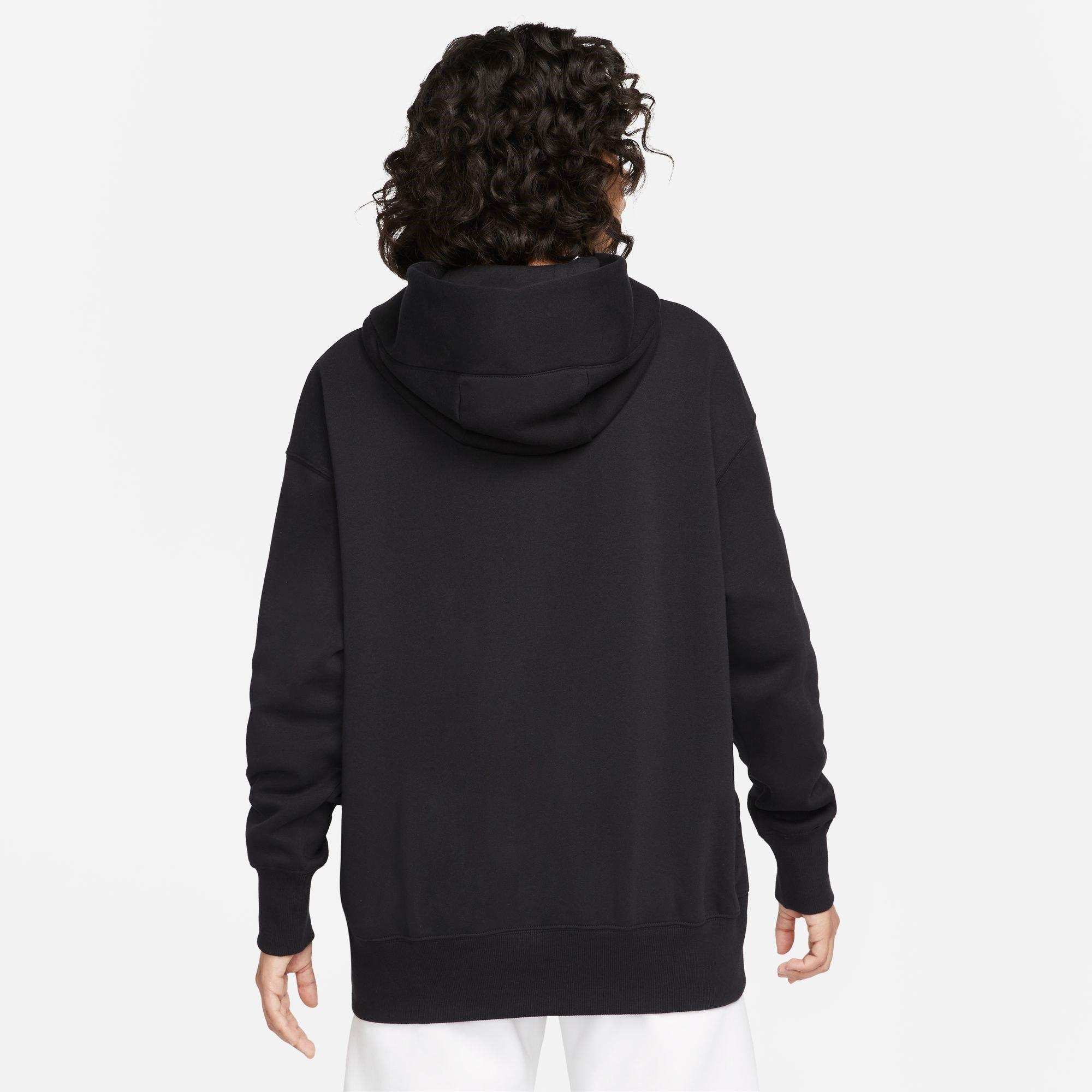 Nero/Bianco - Nike - Sportswear Phoenix Fleece Women's Over-Oversized Pullover Hoodie - 2