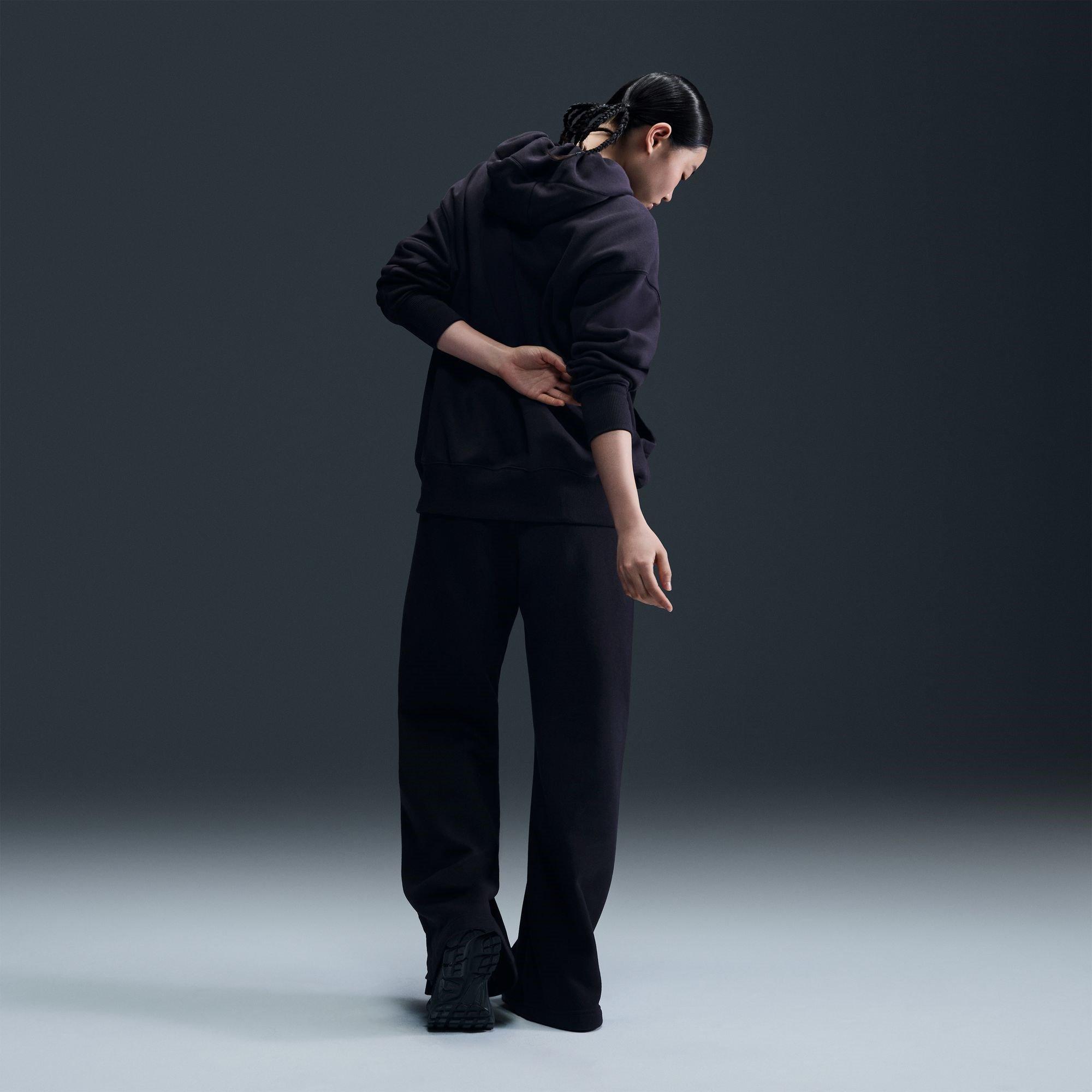 Nero/Bianco - Nike - Sportswear Phoenix Fleece Women's Over-Oversized Pullover Hoodie - 3