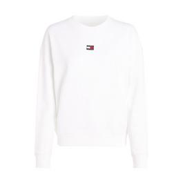 Tommy Jeans OFF WHITE Unfinished T Shirt Black SIlver