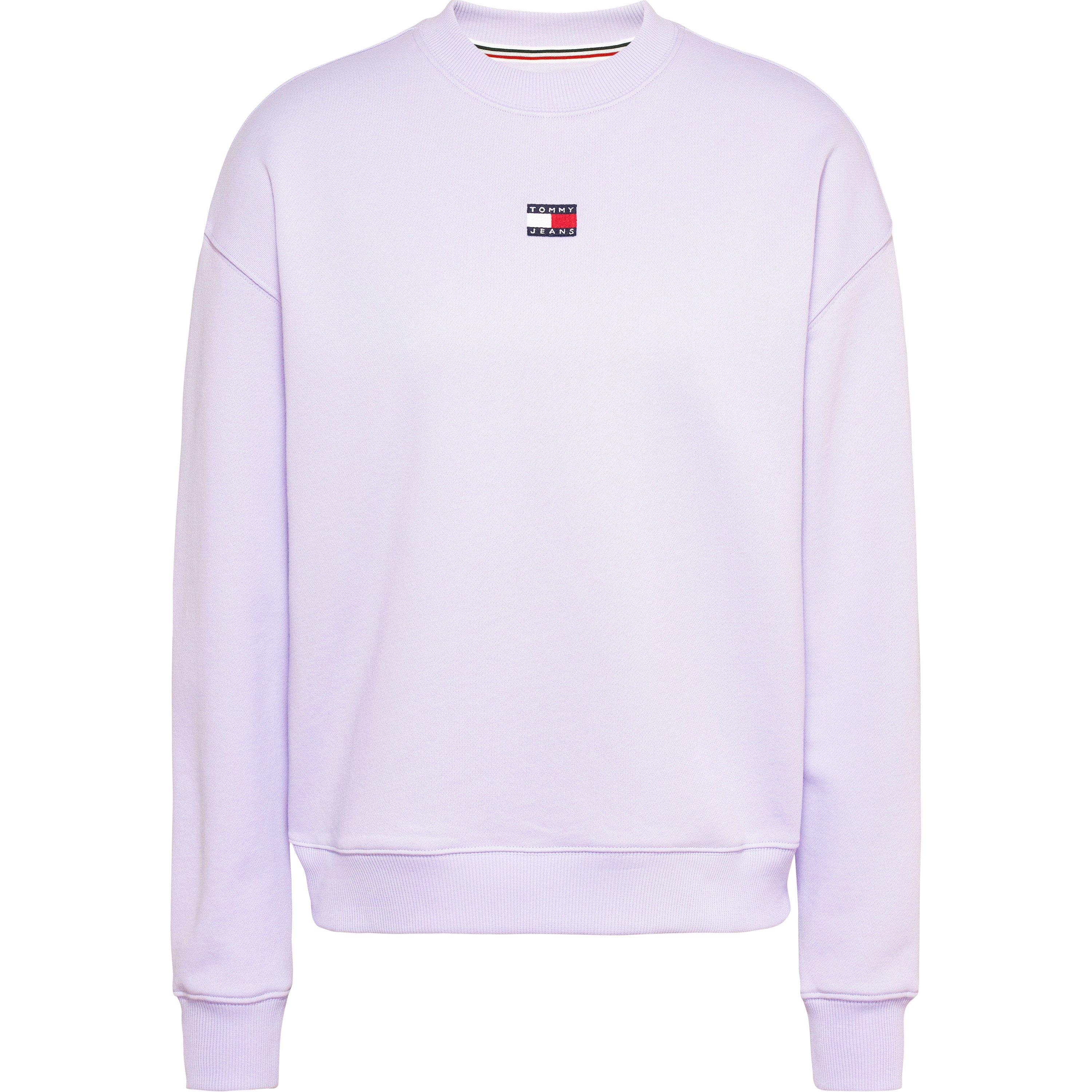 Lavender Flower - Tommy Jeans - Badge Crew Sweatshirt - 7