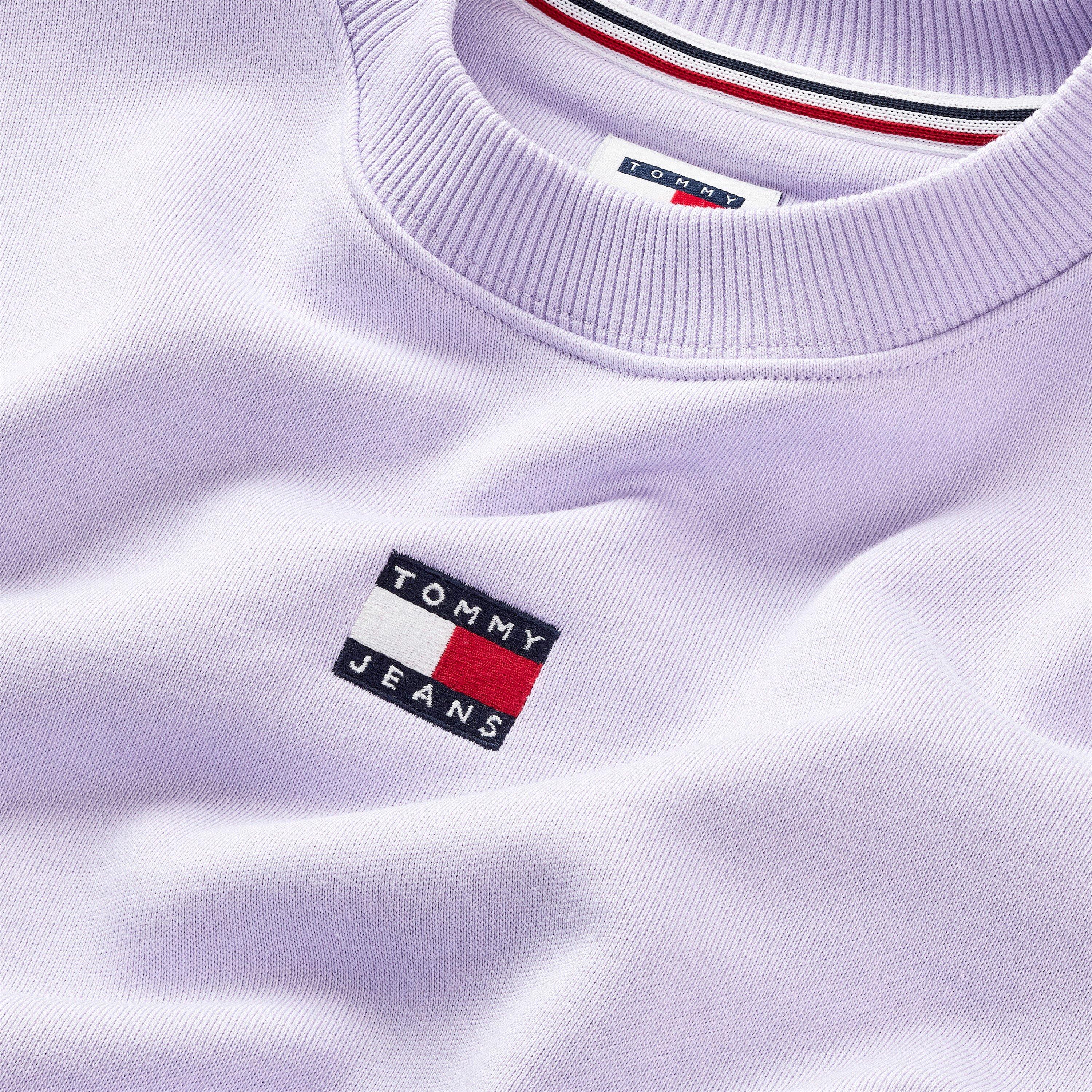 Lavender Flower - Tommy Jeans - Badge Crew Sweatshirt - 9