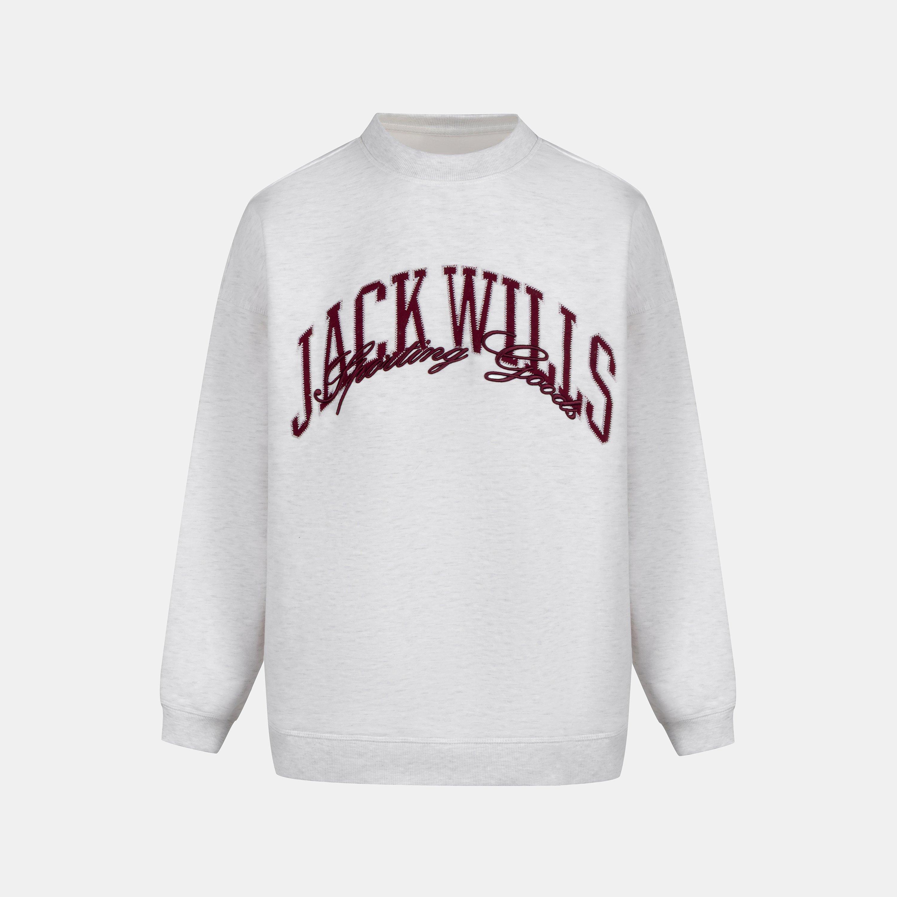 Eisgrau meliert - Jack Wills - JW Sport Crew Sport Sweatshirt Ladies - 1
