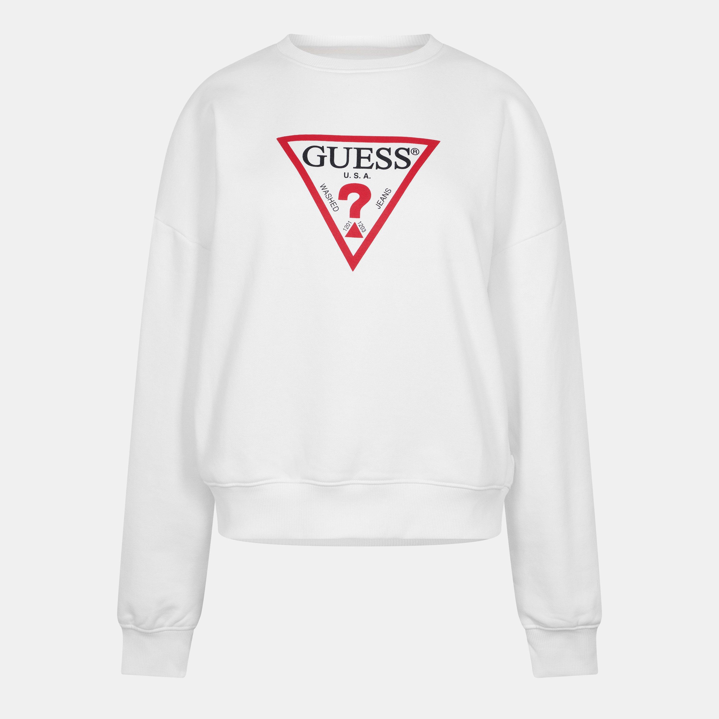 Guess Eco Maglione Donna A Manica Lunga Reese – Finto Doppio Strato Con Bottoni, Cotone Sostenibile - 5